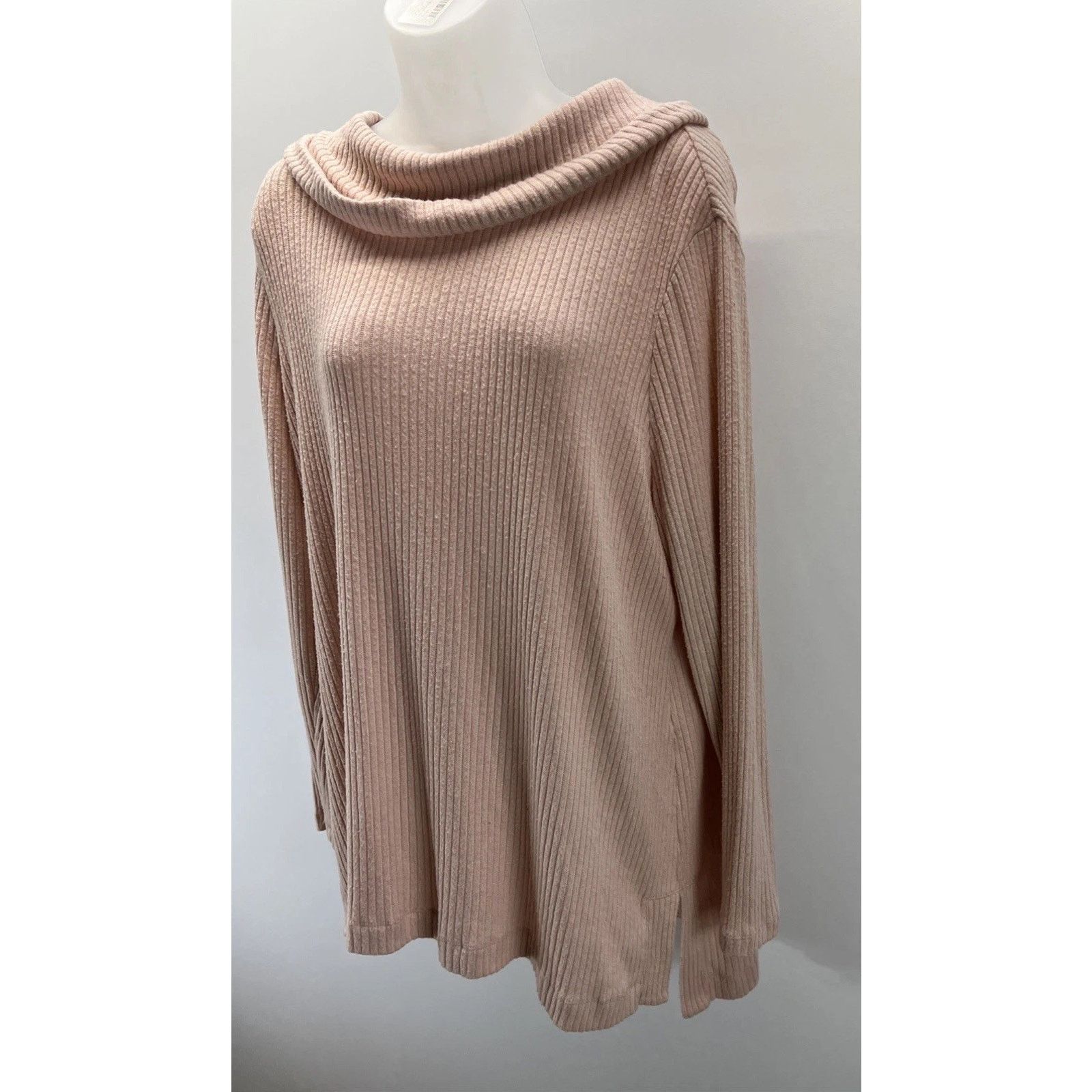 Chicos Zenergy By Chico's Womens Pink Sweater Size 2 Size L / US 10 / IT 46 - 3 Thumbnail