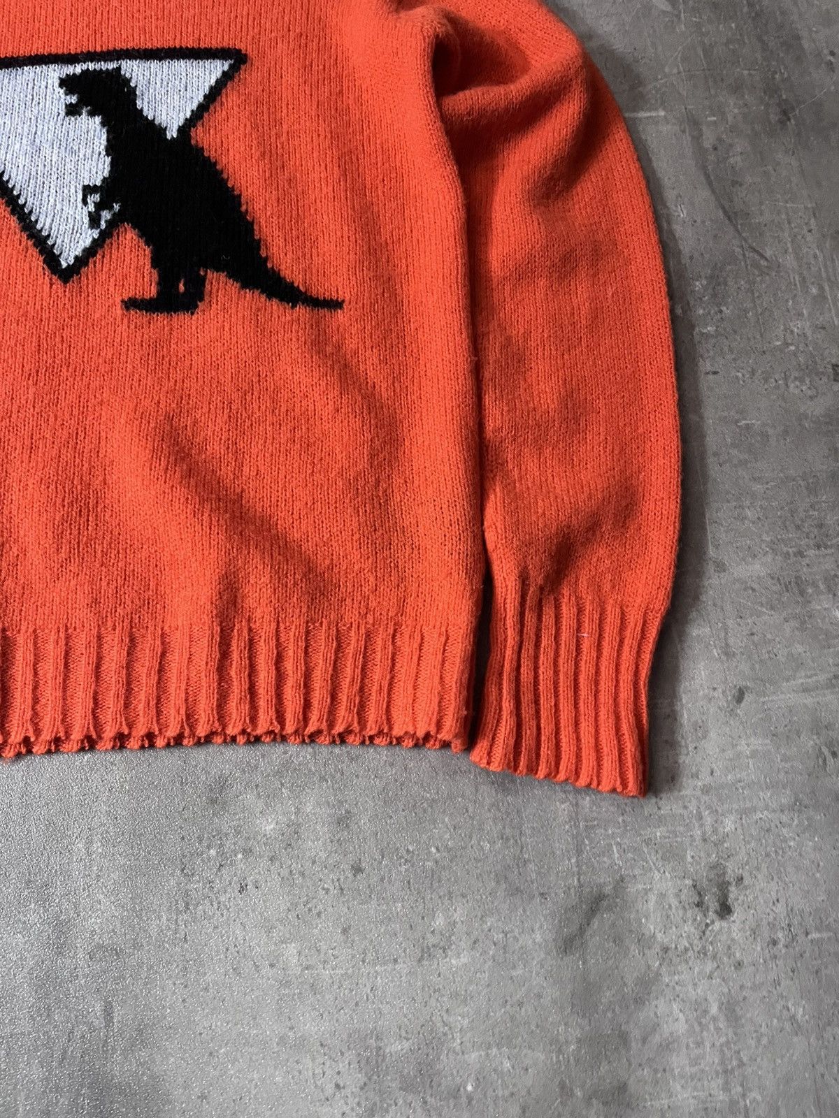 Prada Prada A/W 2018 Dinosaur wool orange sweater Size US M / EU 48-50 / 2 - 4 Thumbnail