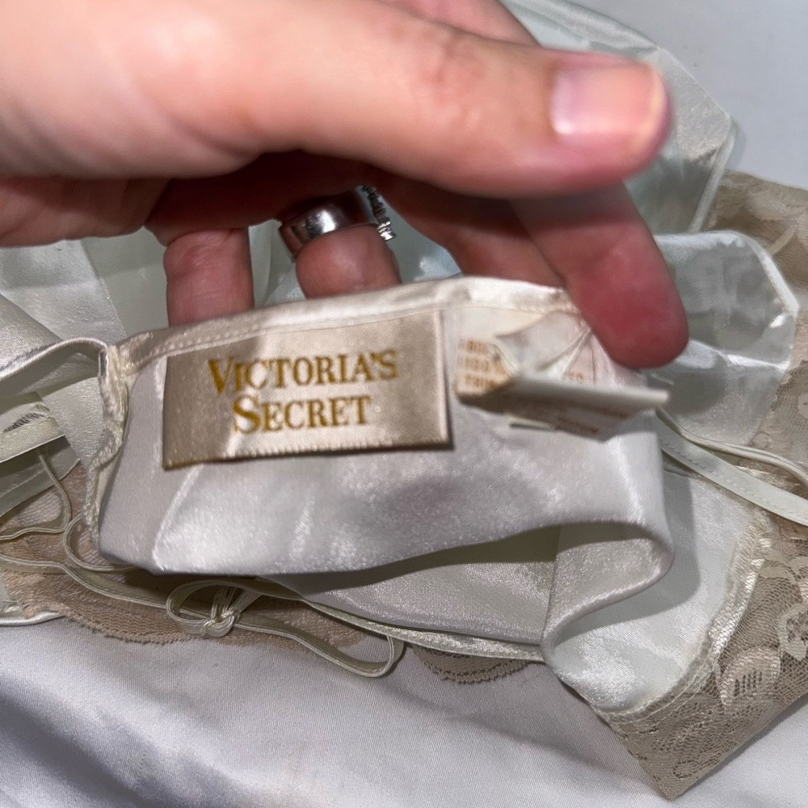 Victoria's Secret VTG gold tag Victorias Secret one piece neglige Size ONE SIZE - 5 Thumbnail