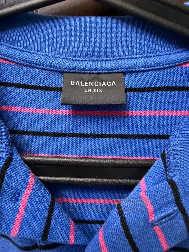 Balenciaga Balenciaga Distressed Polo Shirt Size US M / EU 48-50 / 2 - 3 Thumbnail