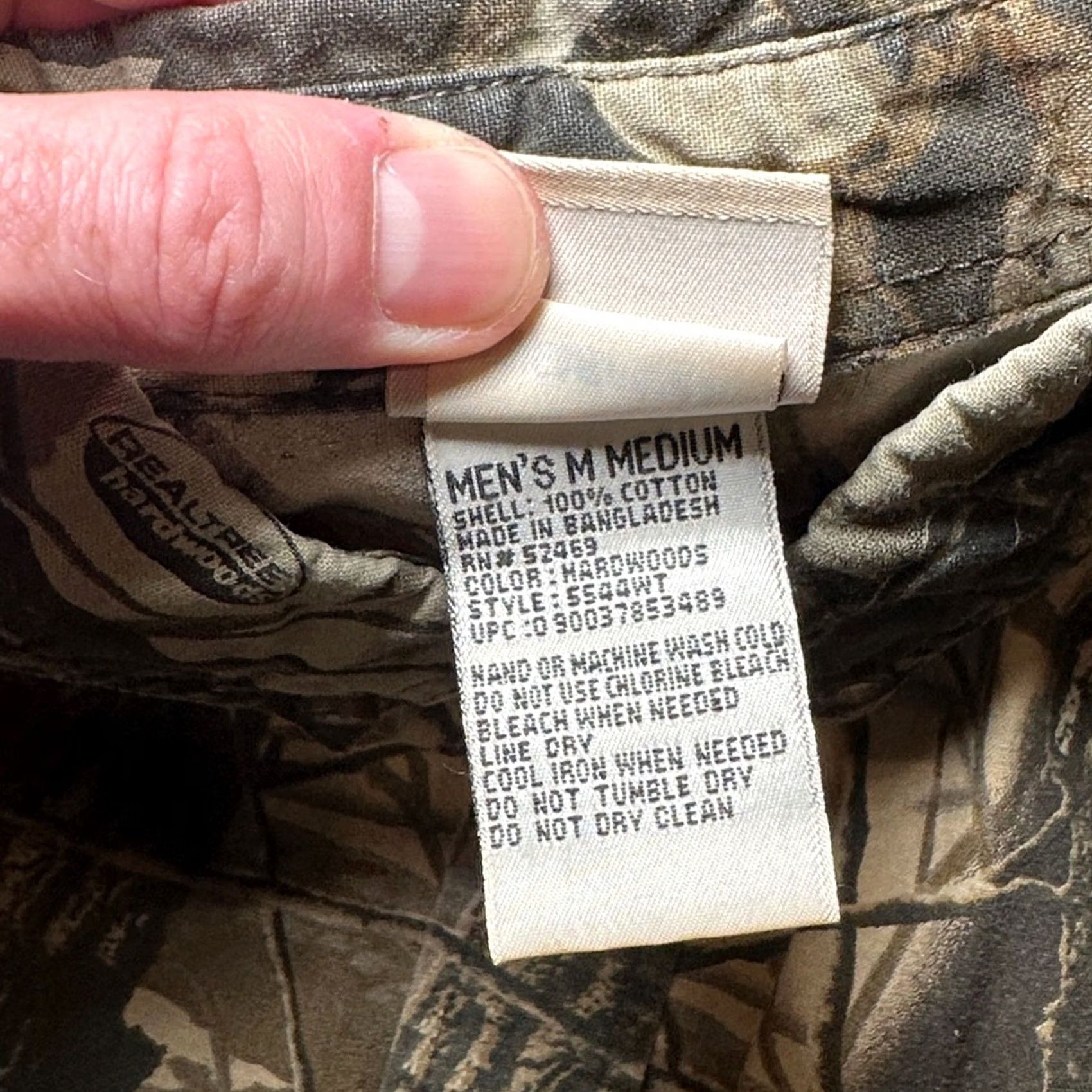 Vintage Woolrich Outdoor Guide Collection Realtree Hardwood Camo Short Sleeve Men's Medium Brown Woolrich Shirt Size US 31 - 7 Thumbnail