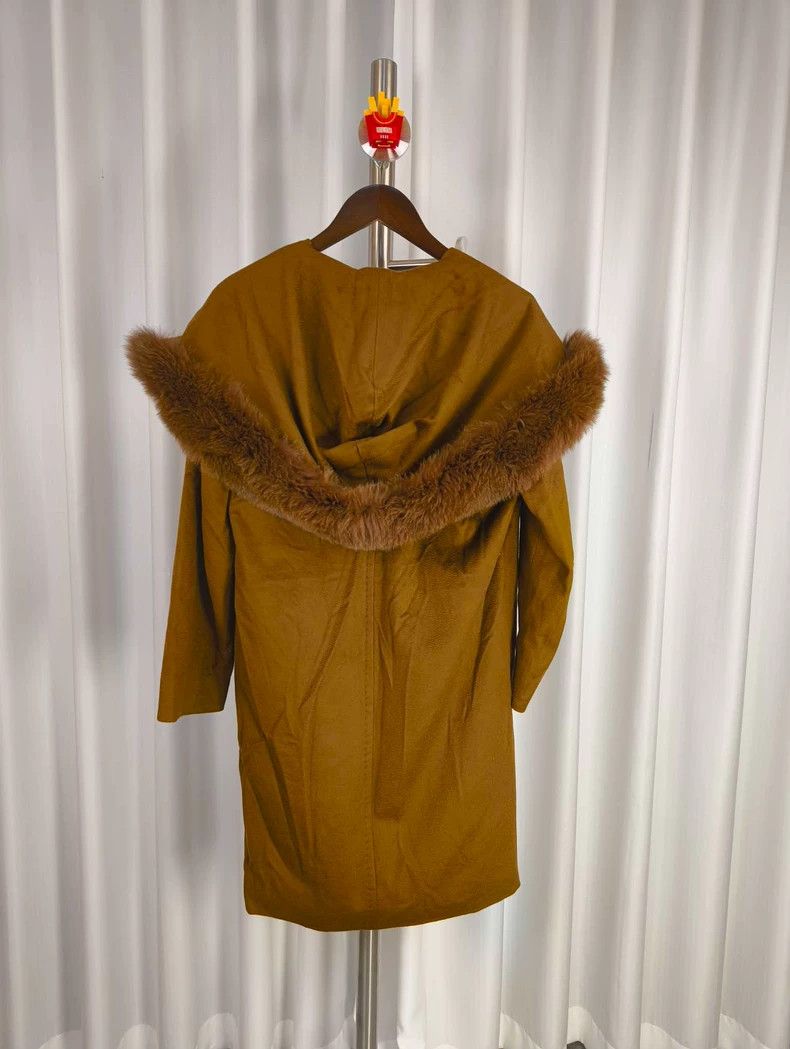 Max Mara Max Mara Studio hooded mid-length wool coat Size S / US 4 / IT 40 - 2 Thumbnail