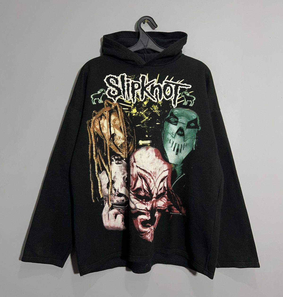 Band Tees × Slipknot × Vintage Vintage 2001 Slipknot Black Hoodie Size US L / EU 52-54 / 3 - 1 Thumbnail
