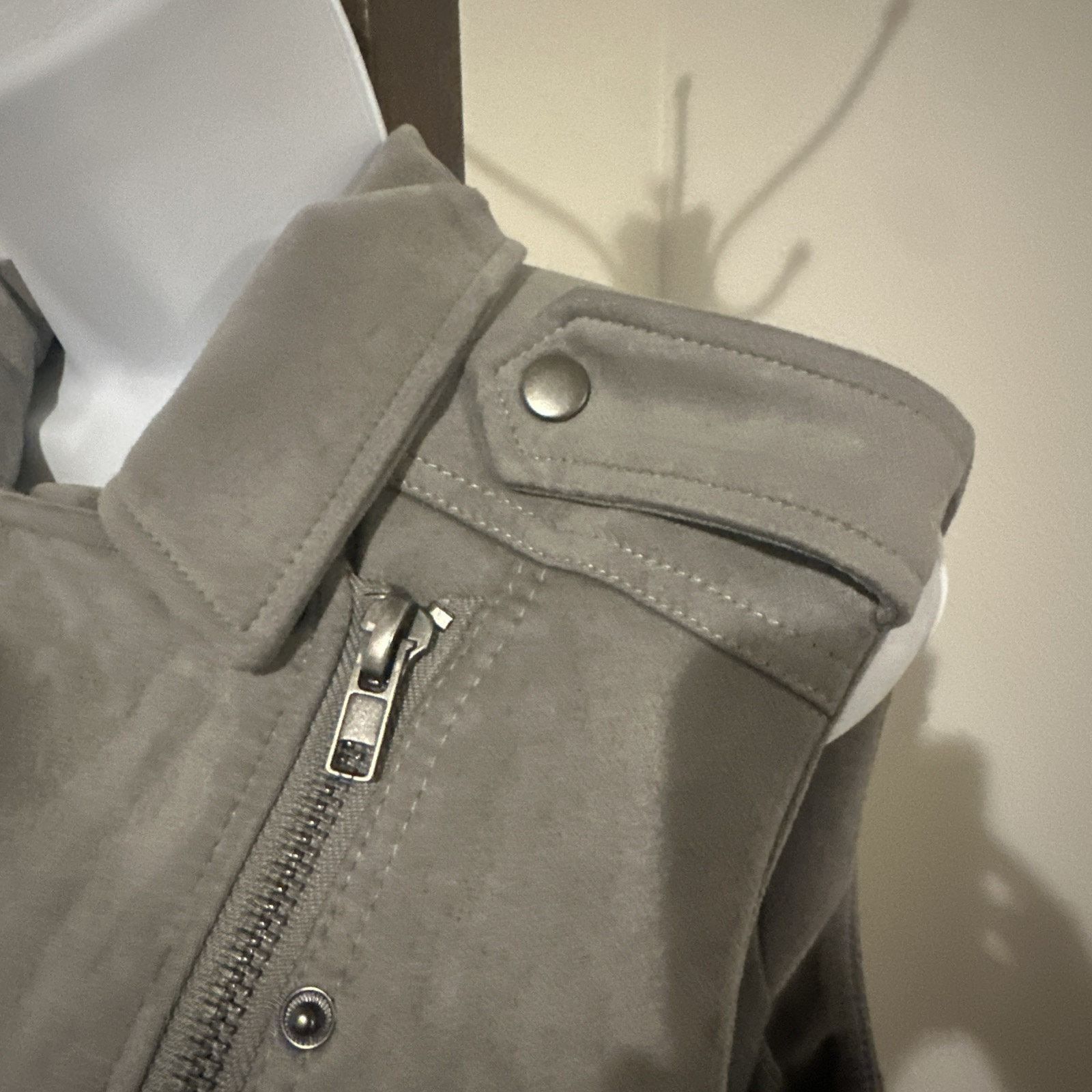 Other Philosophy Republic Clothing Gray Faux Suede Moto Vest - L Size L / US 10 / IT 46 - 5 Thumbnail