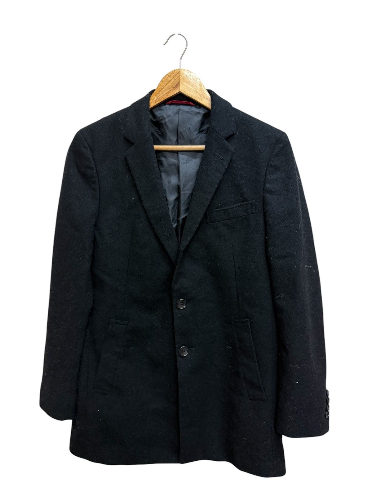 Semantic Design Wool Long Blazers