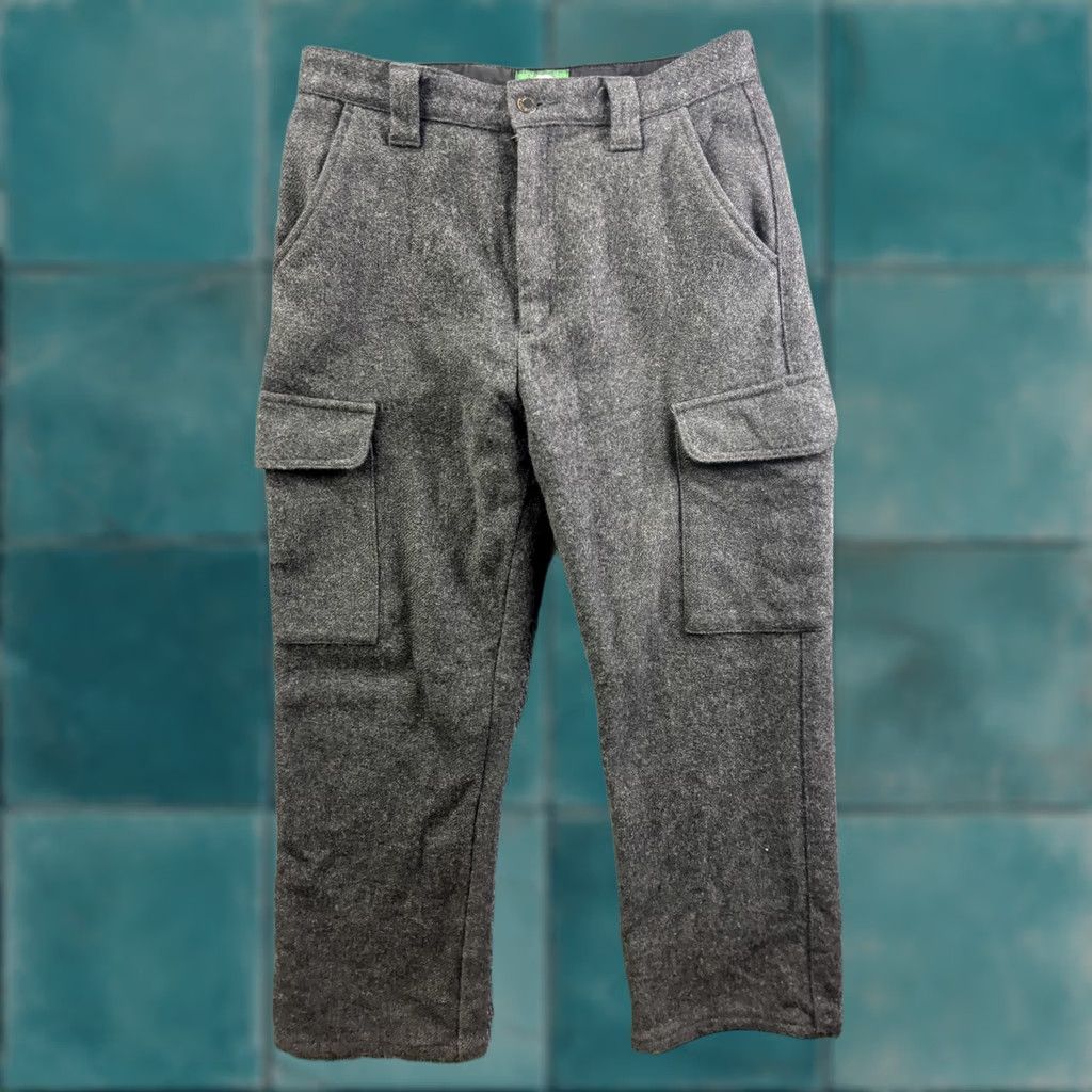 Vintage Cabela's Pants Mens 32 Gray Wool Tweed Cargo Lined Hunting Outdoor Gear Size US 32 / EU 48 - 1 Thumbnail