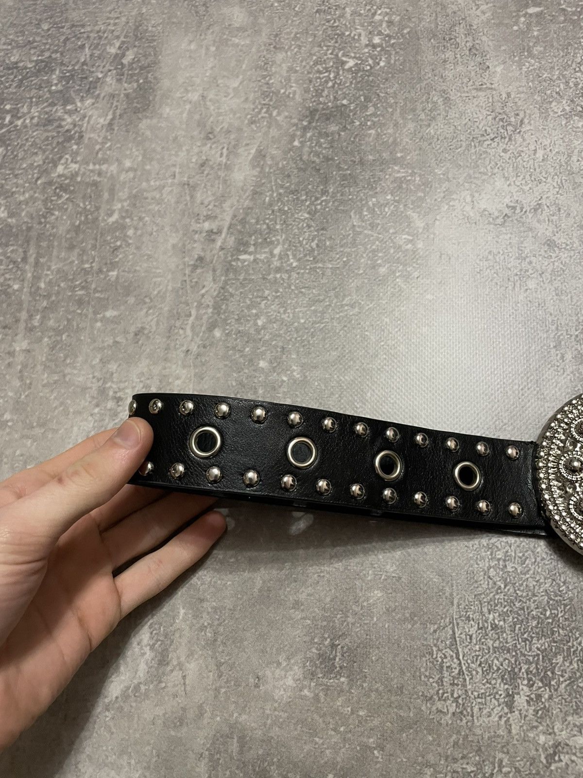 Other Vintage BB Simon Style Studded Y2K Belt Size ONE SIZE - 6 Thumbnail