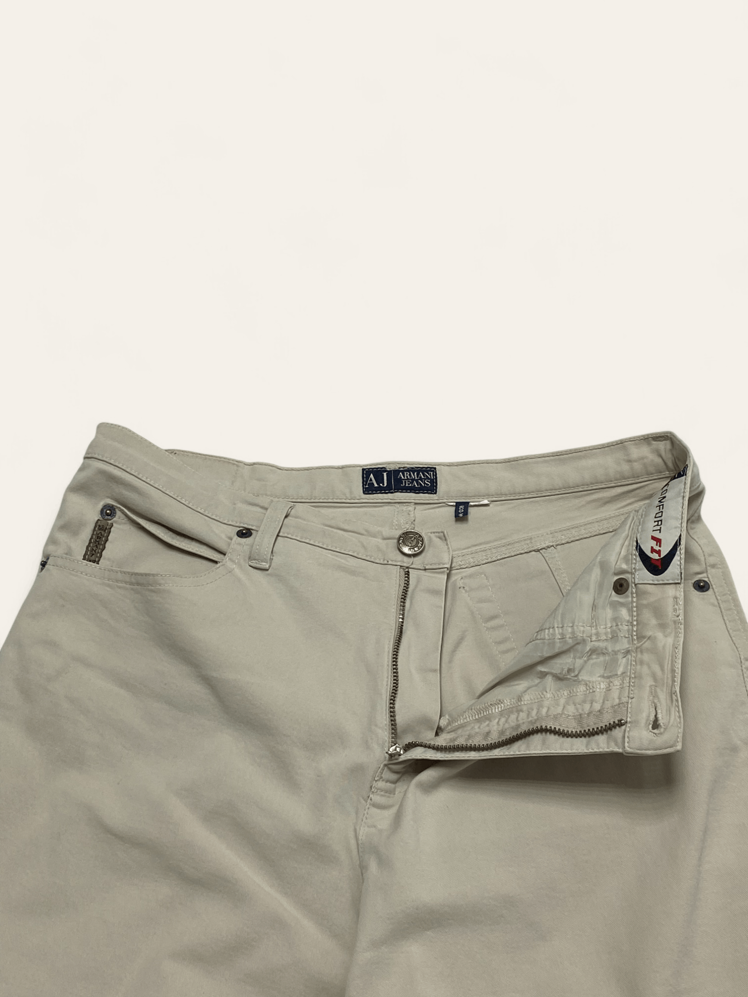 Armani Vintage ARMANI Beige Pants Luxury Size US 31 - 6 Thumbnail