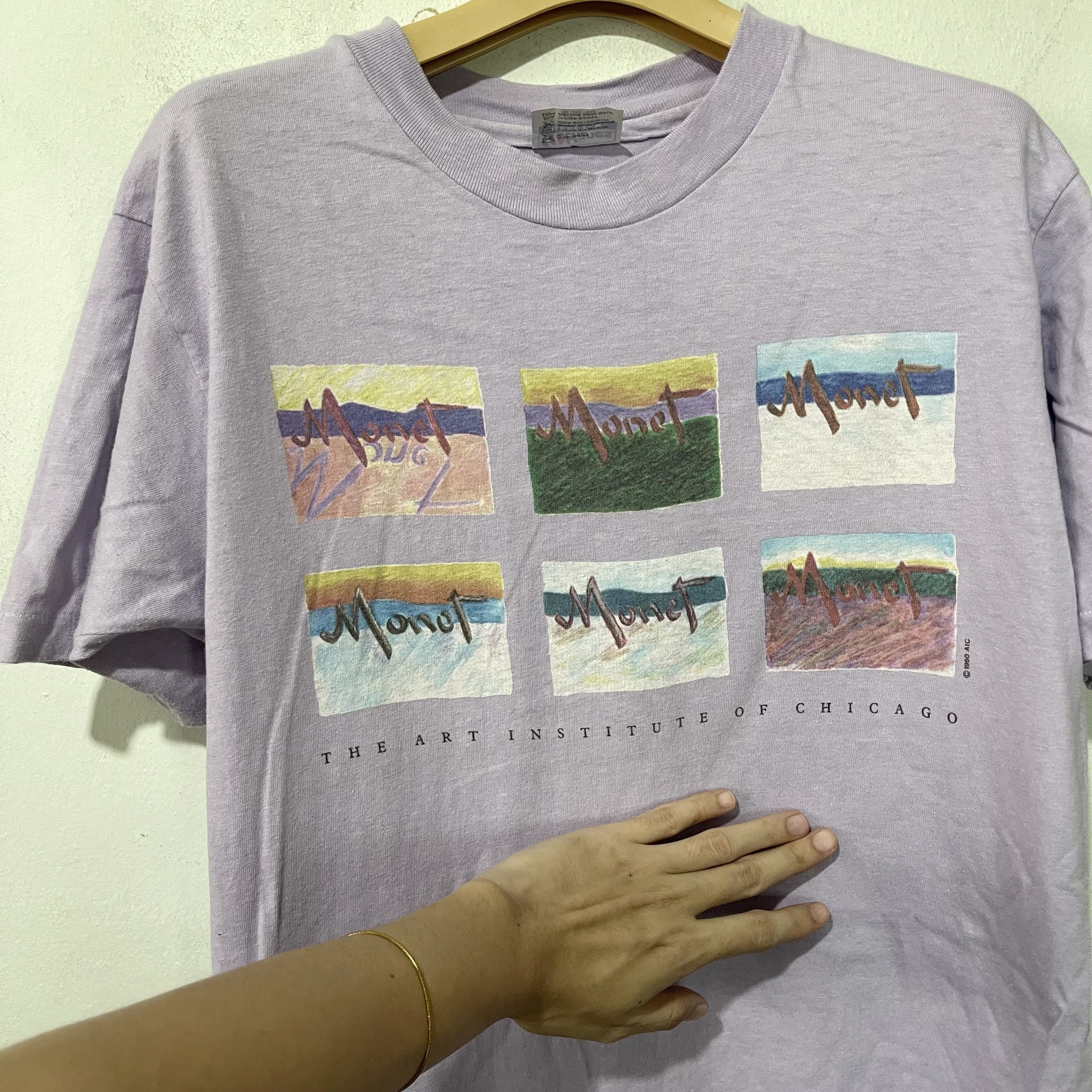Vintage Vintage 1990 The Art Institute of chicago Monet Shirt Size US M / EU 48-50 / 2 - 2 Thumbnail
