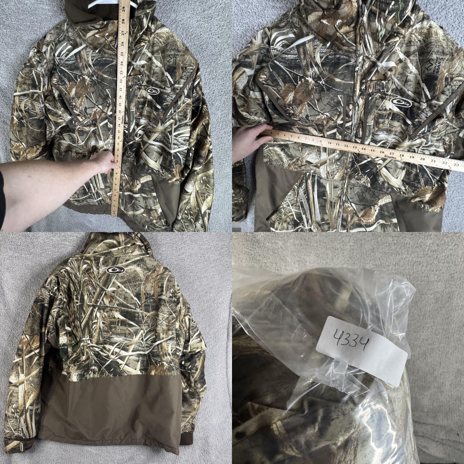 Vintage Drake Jacket Mens Medium Brown Camo Realtree Softshell Hunting Parka Size US M / EU 48-50 / 2 - 9 Thumbnail