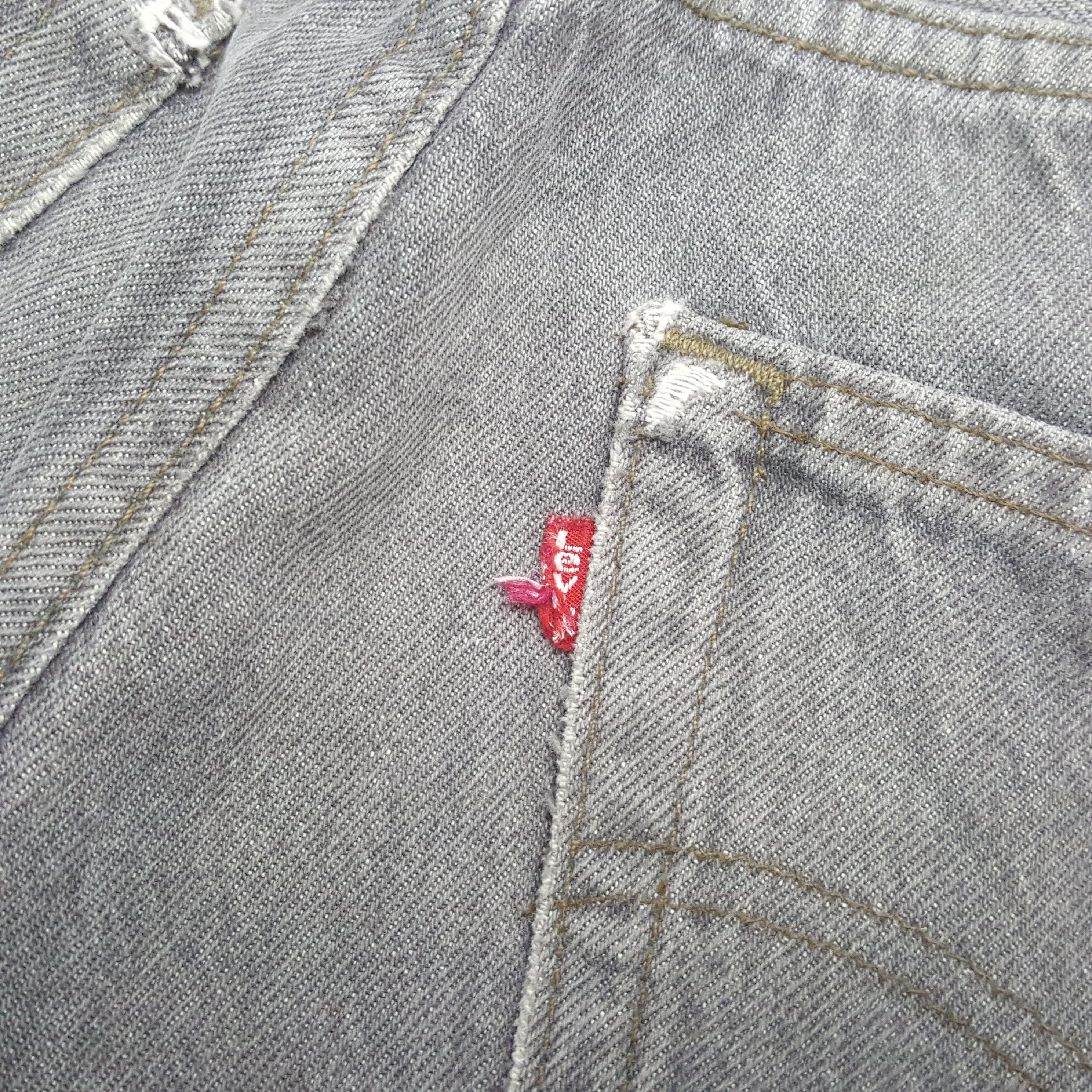 Levi's Levis 501 Made in USA Gray Jeans RR10 Size US 30 / EU 46 - 16 Thumbnail