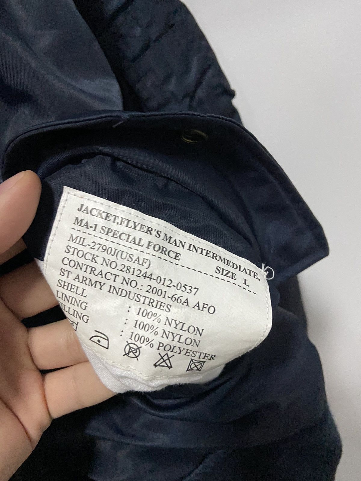Vintage JACKET FLYER'S INTERMEDIATE MA-1 SPECIAL FORCE REVERSIBLE Size US L / EU 52-54 / 3 - 6 Thumbnail