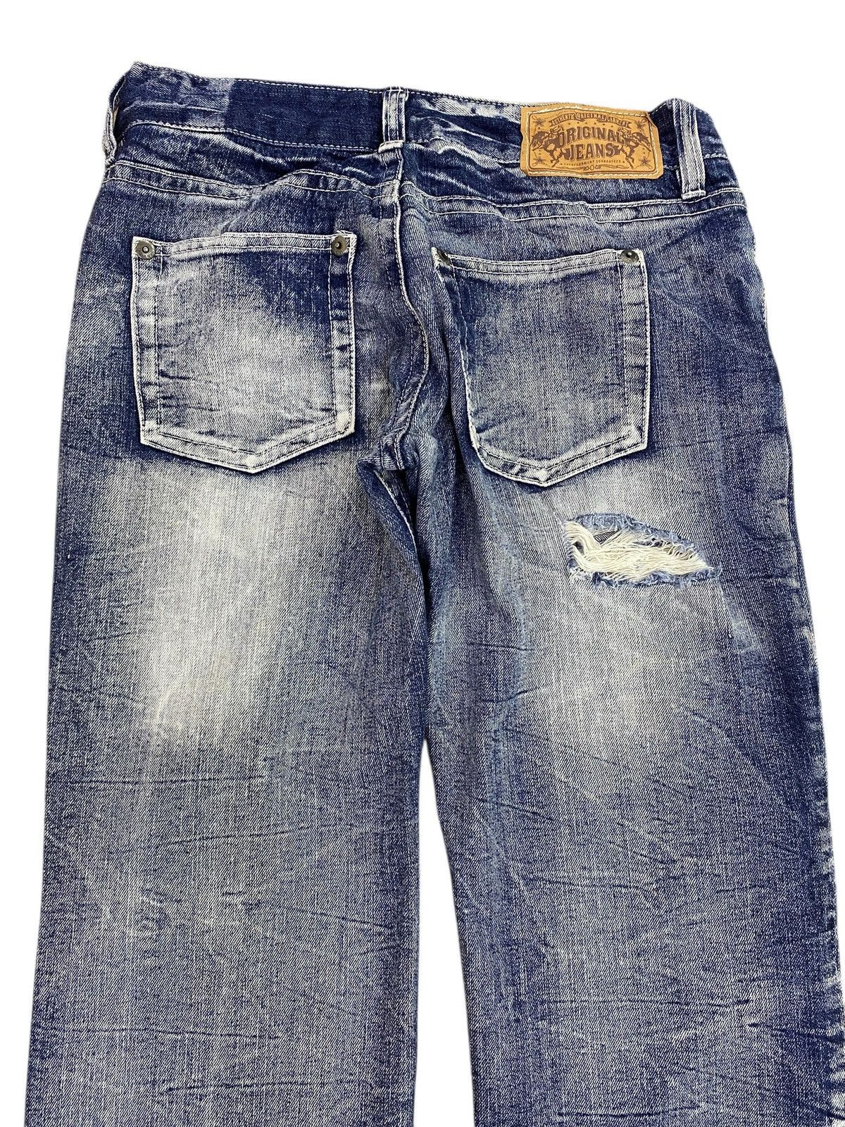 Japanese Brand Japanese Brand Thunder Faded Wash Style Distressed Jeans Size US 32 / EU 48 - 4 Thumbnail