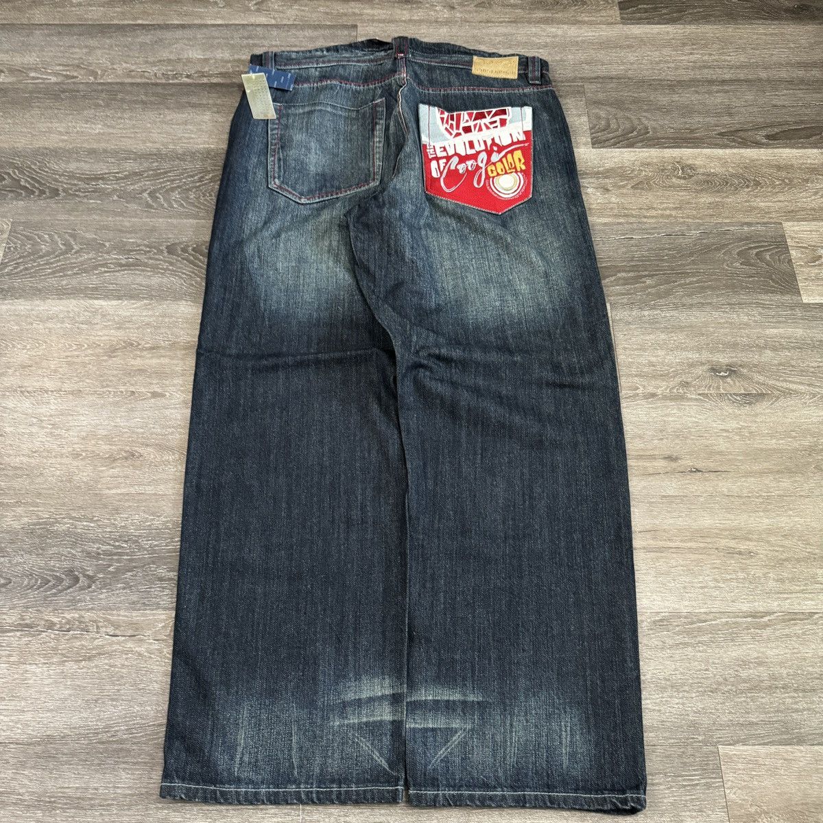 Coogi × JNCO × Vintage Crazy Vintage y2k Coogi Baggy wide leg embroidered jeans Size US 38 / EU 54 - 1 Thumbnail
