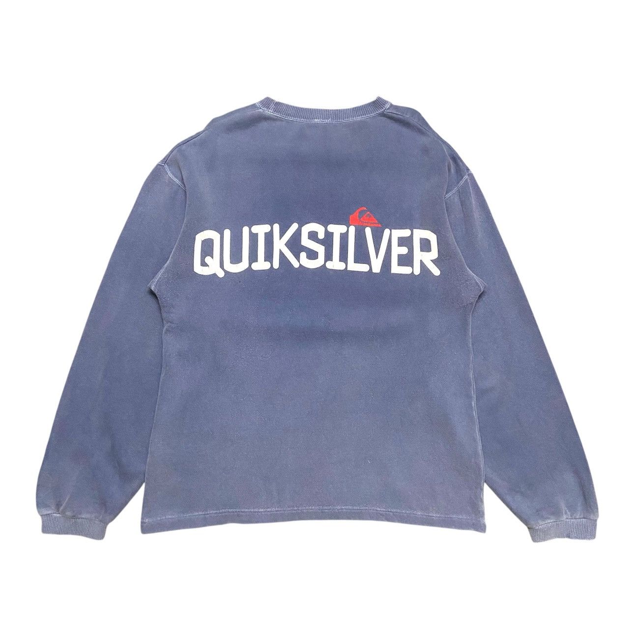 Quiksilver × Vintage Vintage 90s Quiksilver Washed Crewneck Size US M / EU 48-50 / 2 - 1 Thumbnail