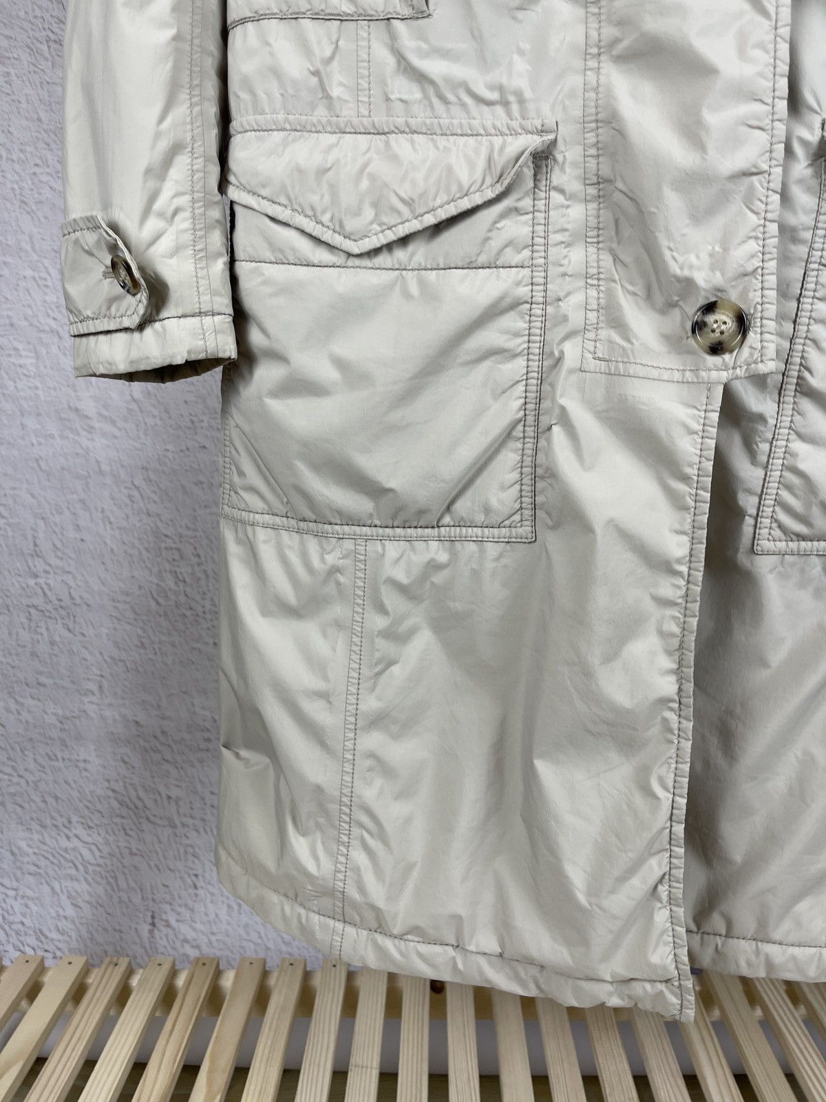 Prada × Vintage Prada red tab vintage nylon gore-tex coat jacket art. 280705 Size S / US 4 / IT 40 - 4 Thumbnail