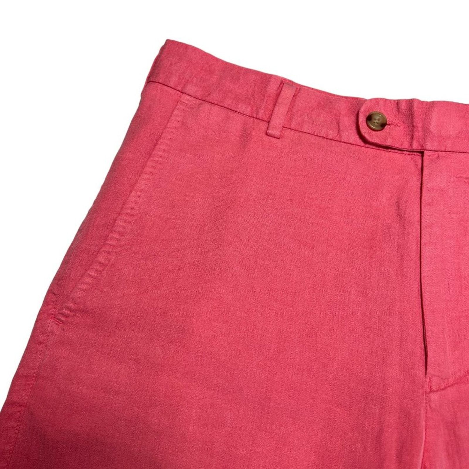 Peter Millar Peter Millar Linen Silk Chino Shorts Coral Pink Size 32 Size US 32 / EU 48 - 8 Thumbnail