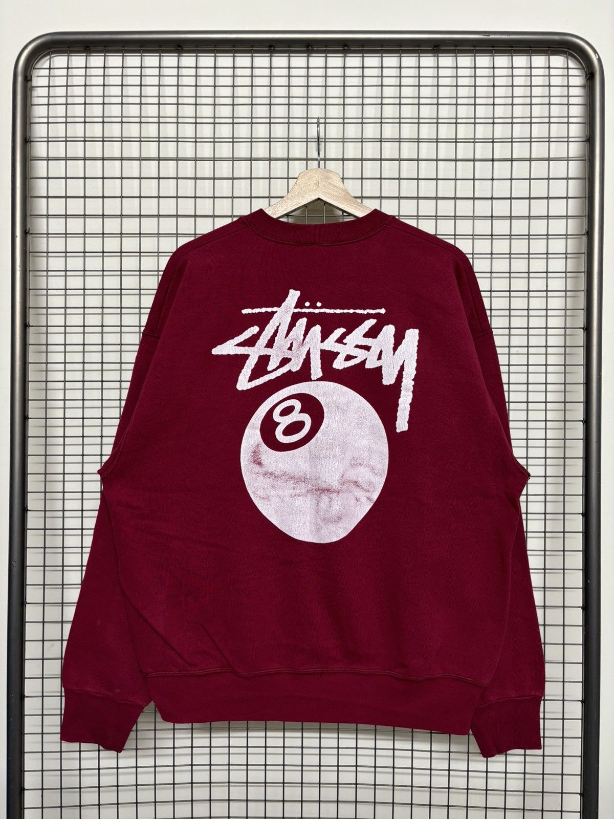Stussy × Vintage 🚨Final Drop🚨 Vintage Stussy 8 Ball Sweatshirt Size US L / EU 52-54 / 3 - 2 Thumbnail