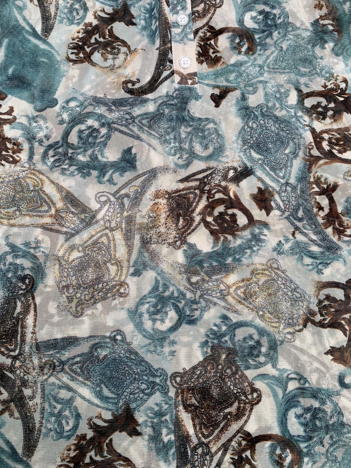 Japanese Brand × Seditionaries y2k Clara Yoon Korea Paisley Grunge Graphic Mesh Top Size M / US 6-8 / IT 42-44 - 3 Thumbnail