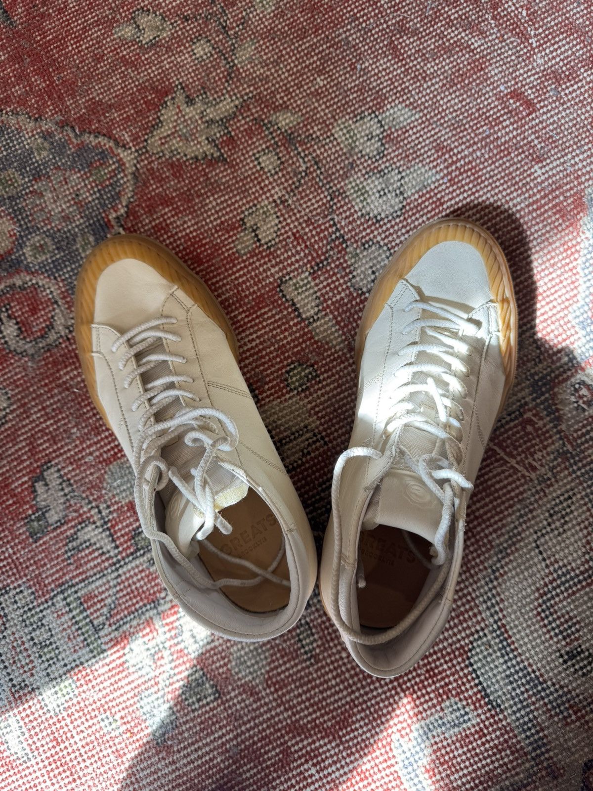 Greats Wooster Mid Leather - Blanco Gum Size US 9.5 / EU 42-43 - 2 Thumbnail