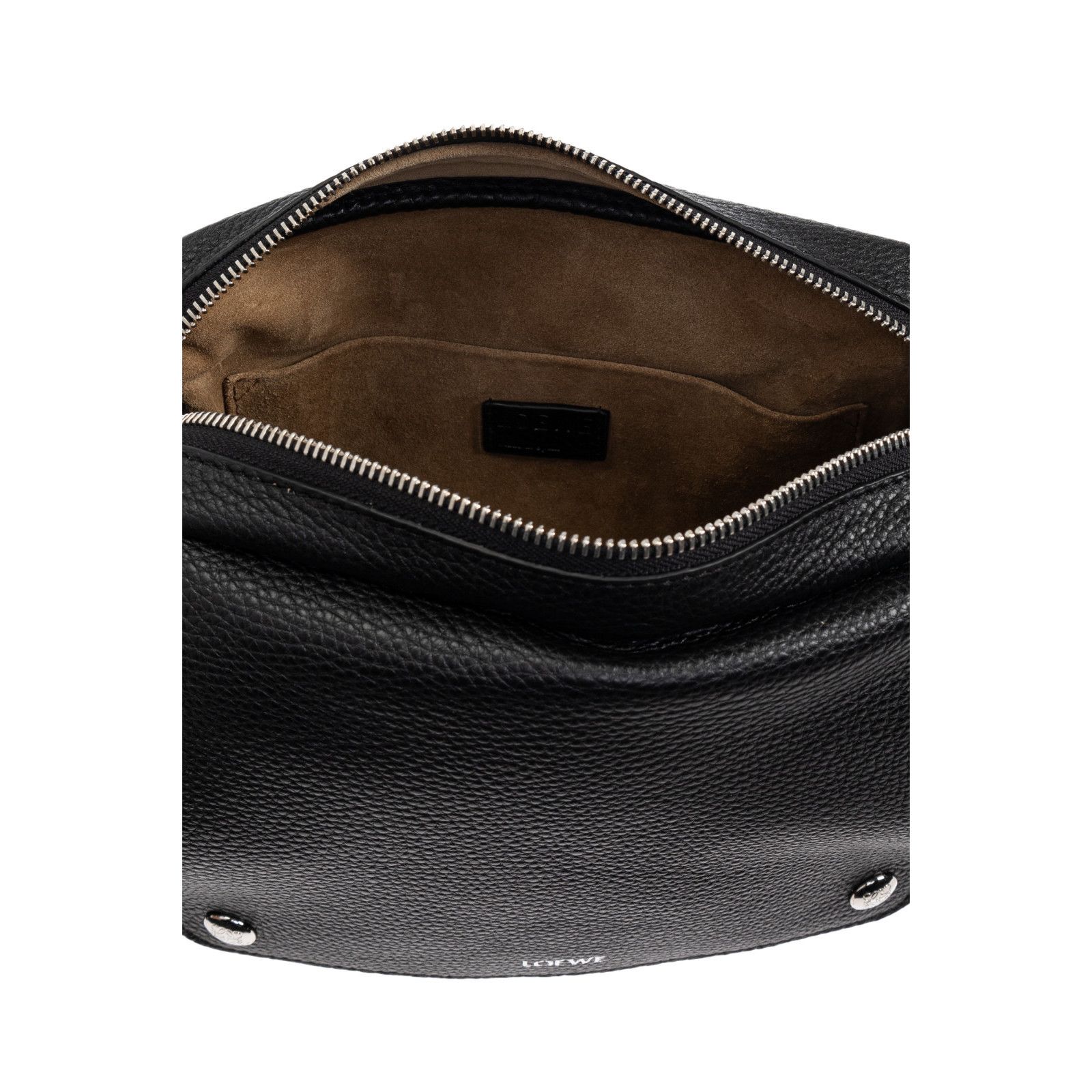 Loewe LOEWE Pebble Medium Black Leather Messenger Bag New & Authen Size ONE SIZE - 4 Thumbnail