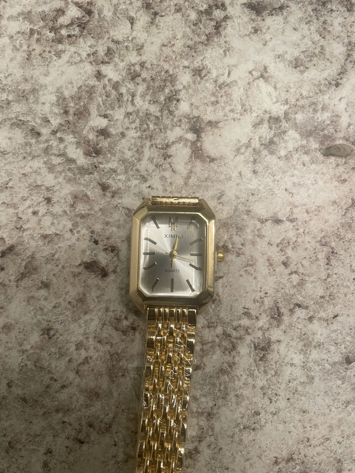 Other Elegant Gold Quartz Watch – Vintage Style Square Face Size ONE SIZE - 2 Thumbnail