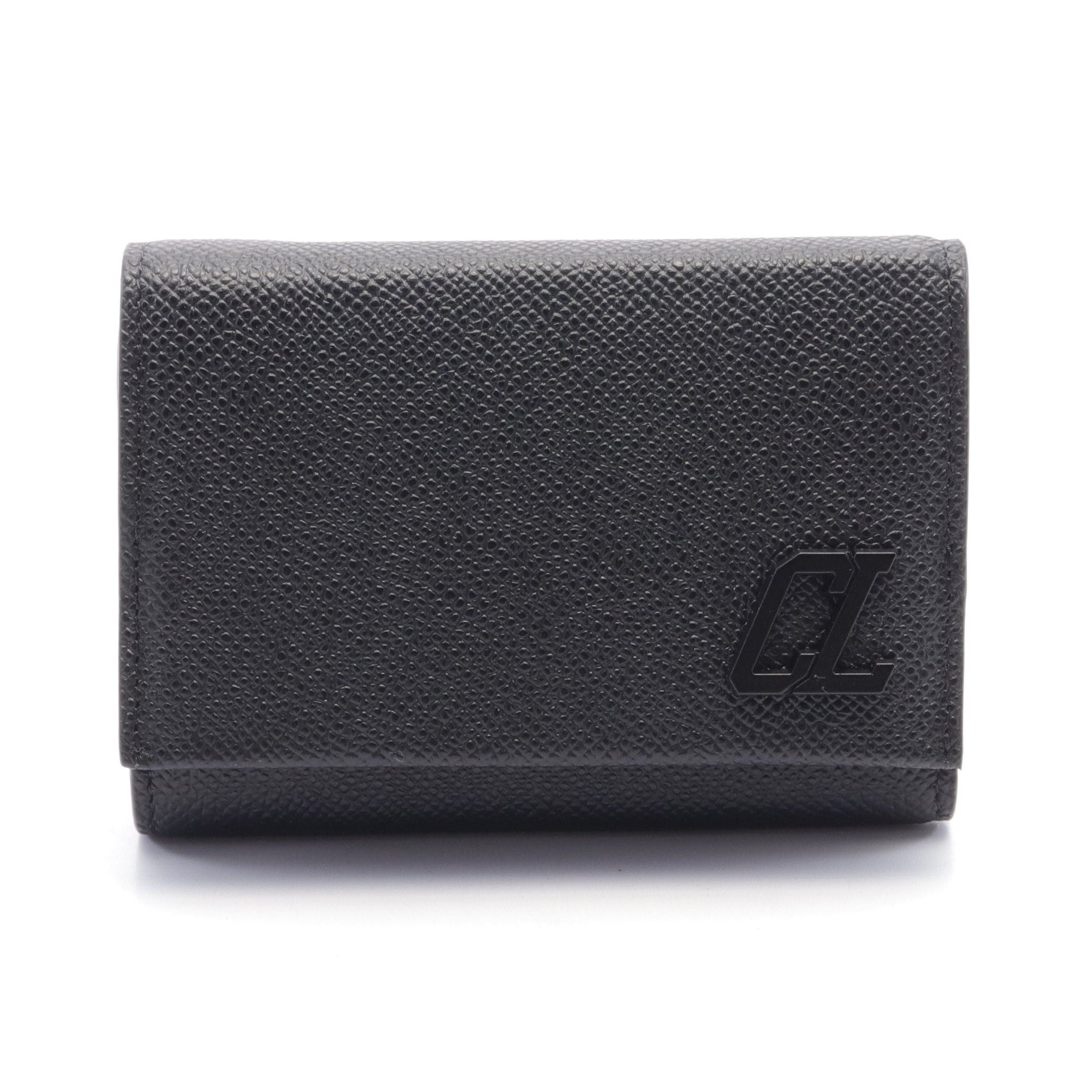 Christian Louboutin Christian Louboutin Groovy Trifold Wallet Leather Black Size ONE SIZE - 1 Thumbnail