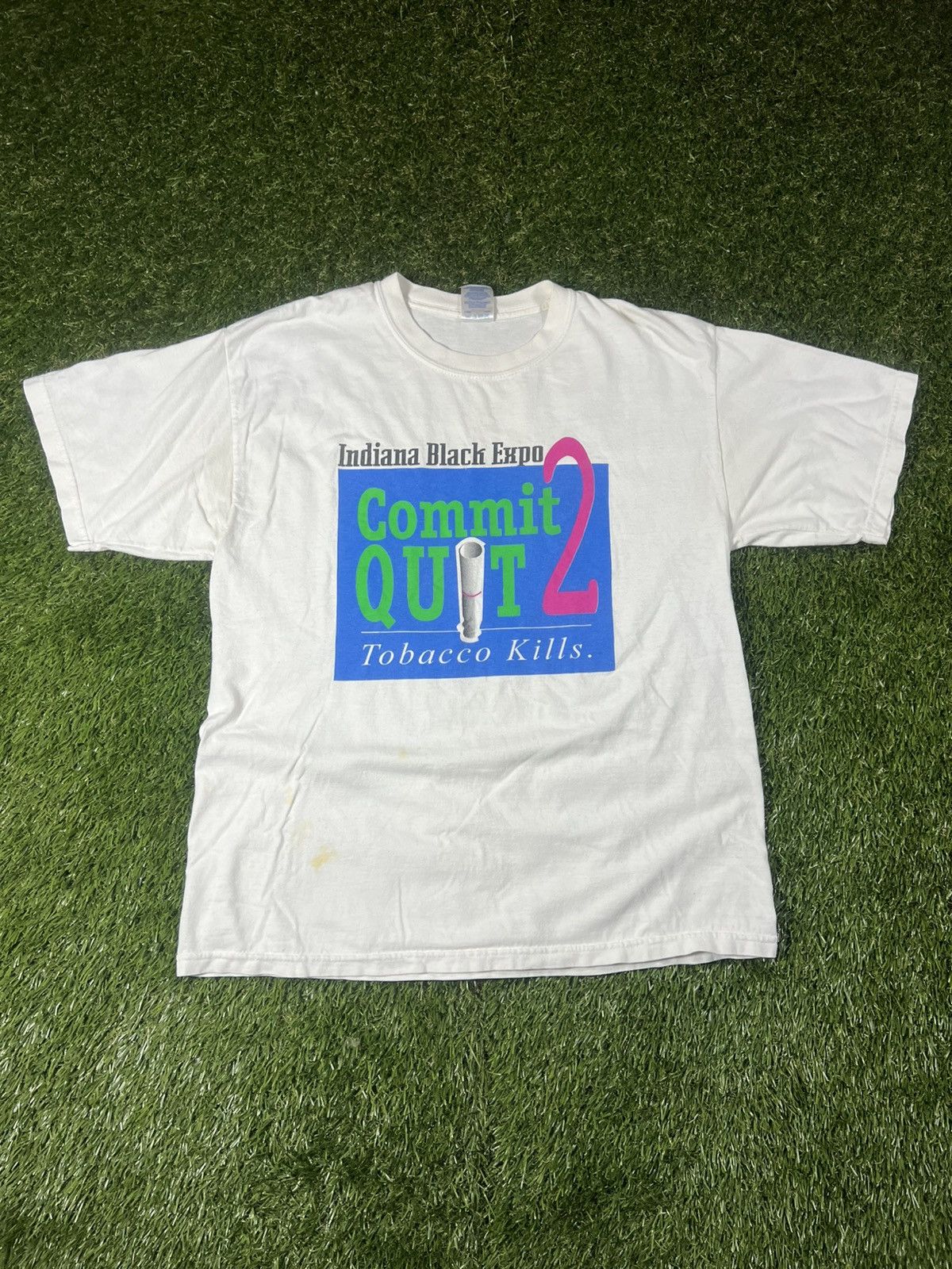 Vintage Vintage Y2K Black Expo Tobacco Kills Obscure Graphic Tee Size US L / EU 52-54 / 3 - 1 Thumbnail