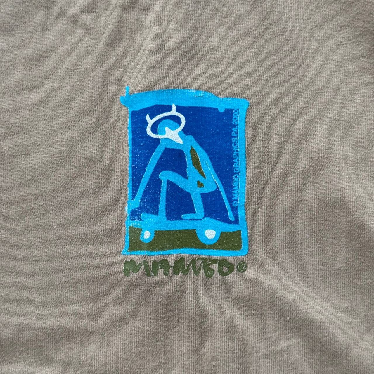 Mambo Vintage Mambo Skate Retro Beige Baggy Oversize Tee Shirt Size US XL / EU 56 / 4 - 4 Thumbnail