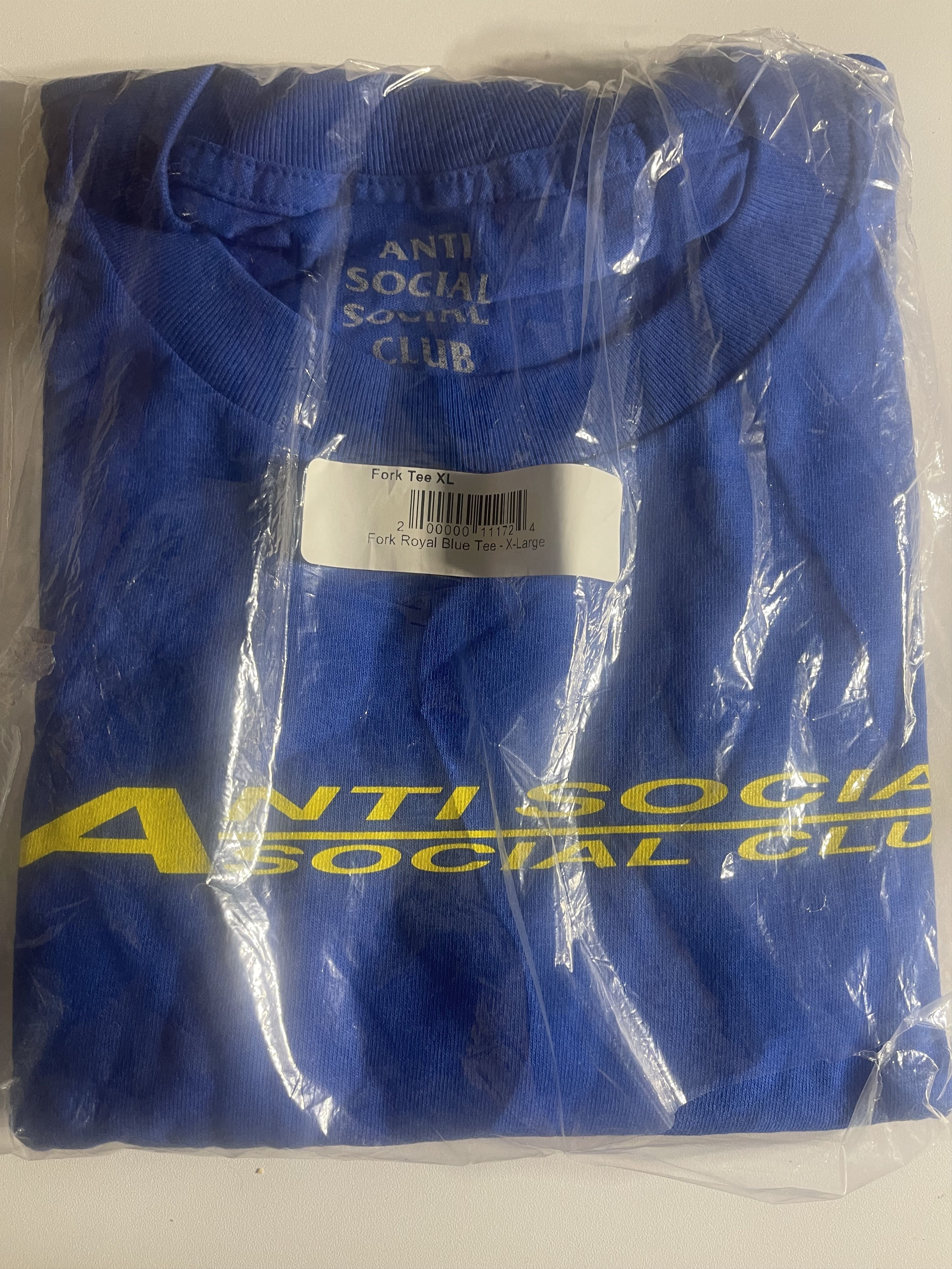 Anti Social Social Club 2017 ANTI SOCIAL SOCIAL CLUB ASSC FORK TEE XL Size US XL / EU 56 / 4 - 3 Thumbnail