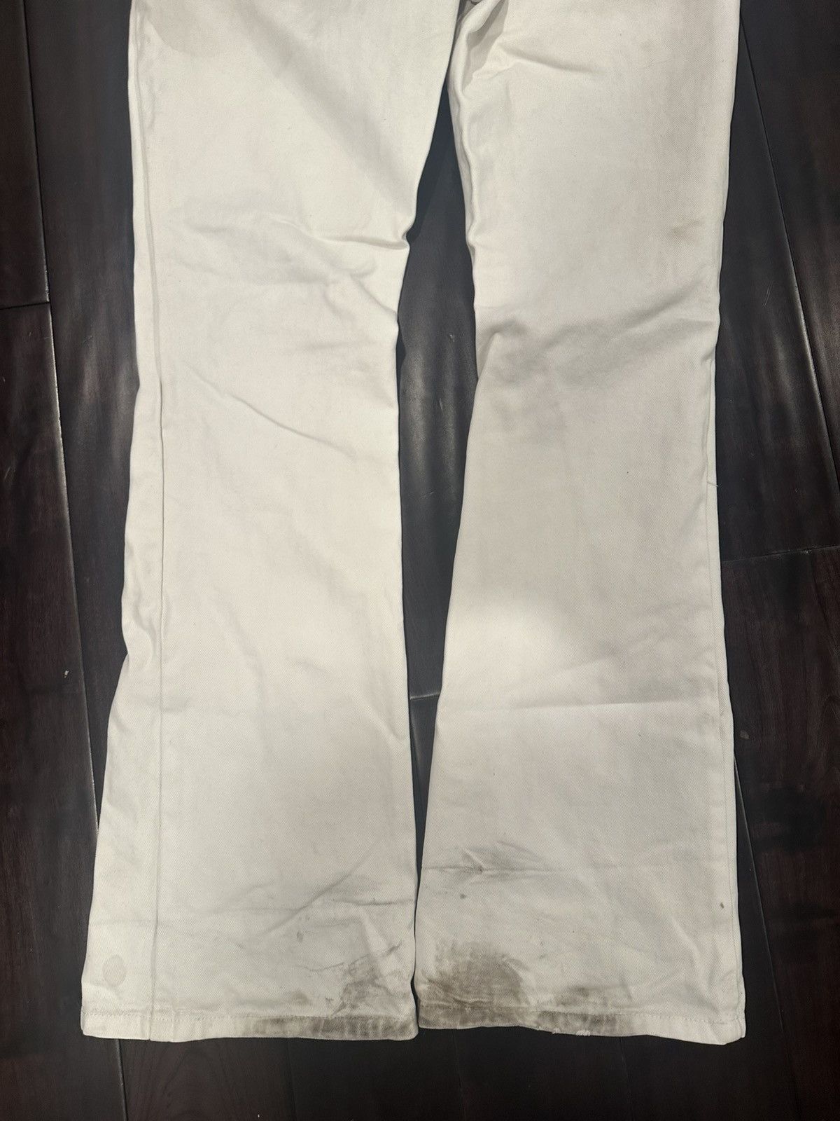 Other White flared pierced denim Size US 32 / EU 48 - 7 Thumbnail