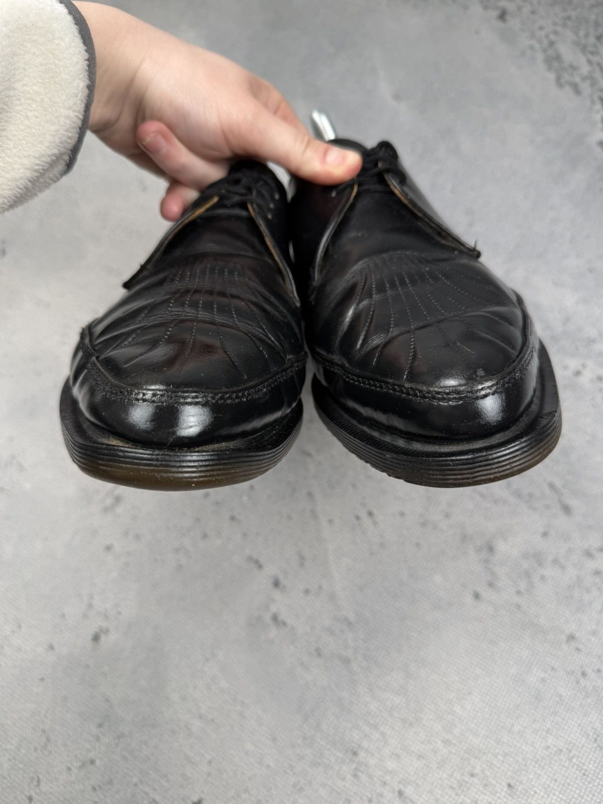 Dr. Martens Vintage Dr Martens England Black Leather Derby Shoes Archive Size US 8 / EU 41 - 4 Thumbnail