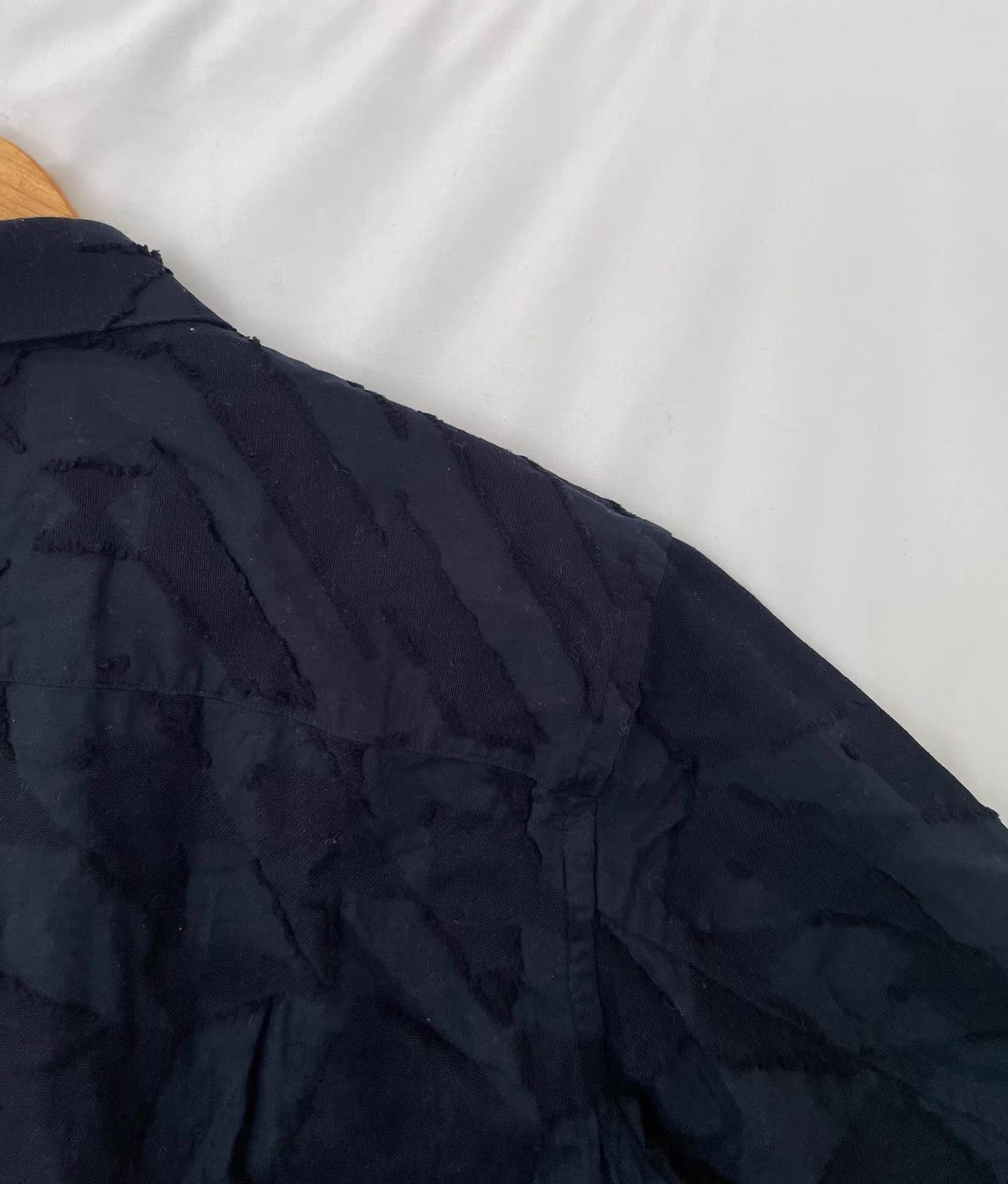Issey Miyake Issey Miyake Men Patchwork Decorated Shirt Ｑ21 Size US M / EU 48-50 / 2 - 4 Thumbnail