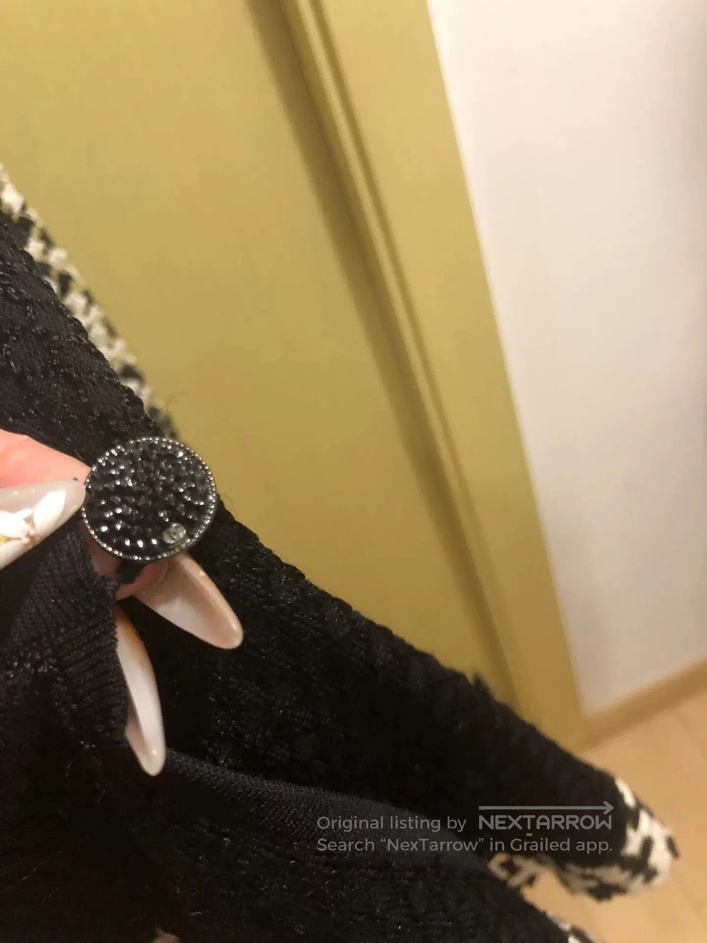 Chanel Chanel Black and White Silk Jacket. Size XXS / US 00 / IT 34 - 4 Thumbnail