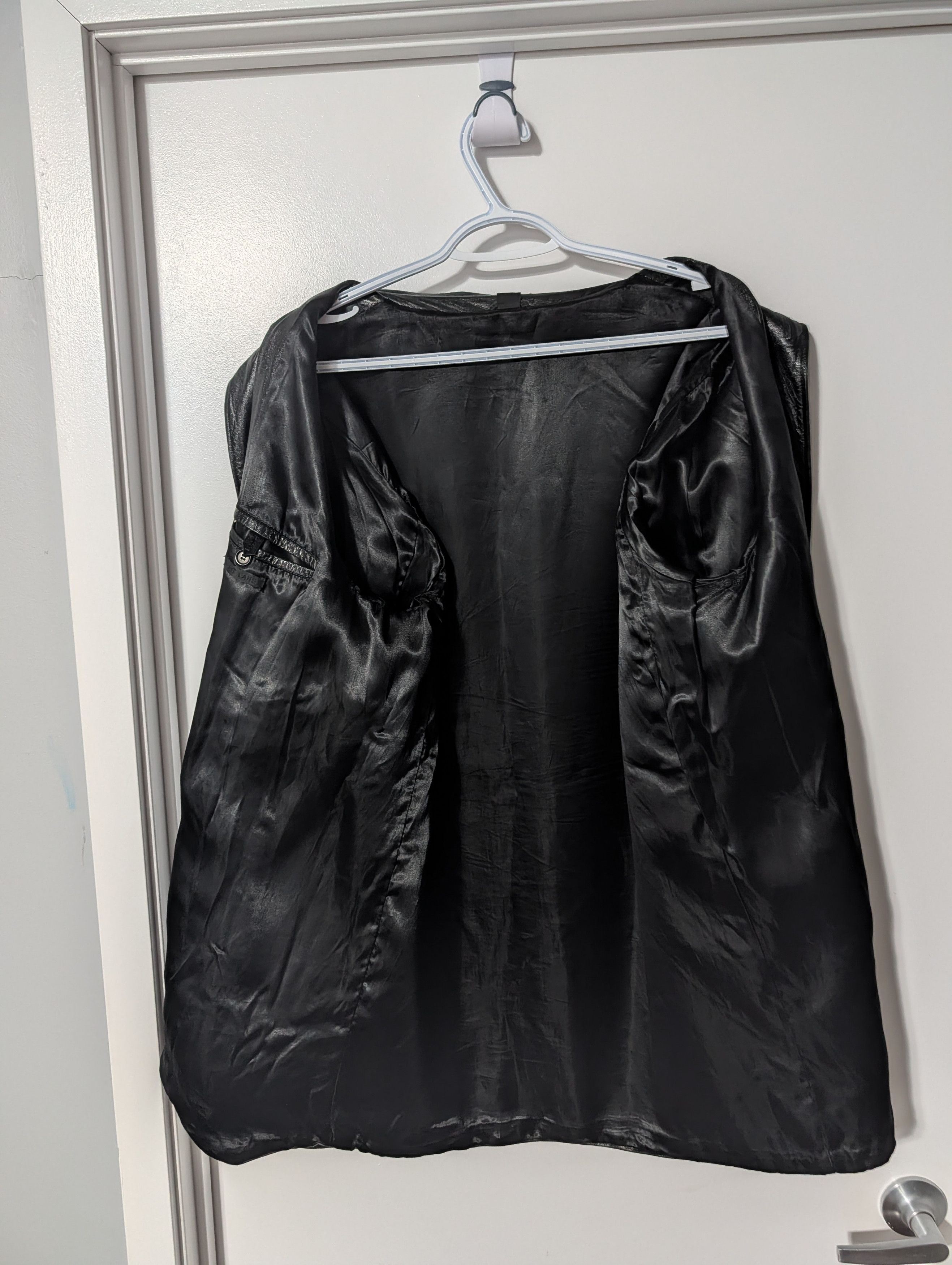 Helmut Lang Vintage Archive Leather Coat Jacket Blouson
