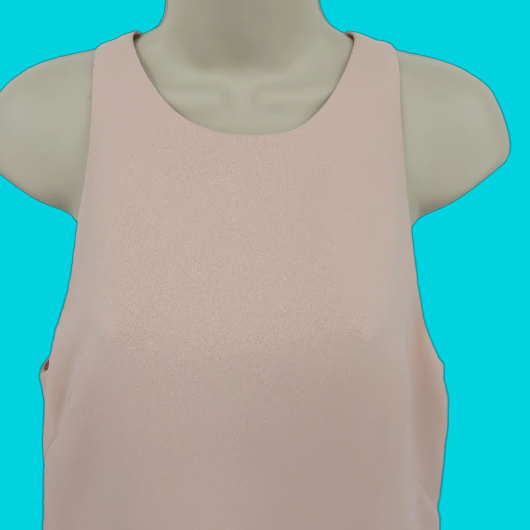 Vintage Finders Keepers Women Small Like Smoke Blush Pink Sleeveless Asymmetrical Dress Size S / US 4 / IT 40 - 1 Thumbnail