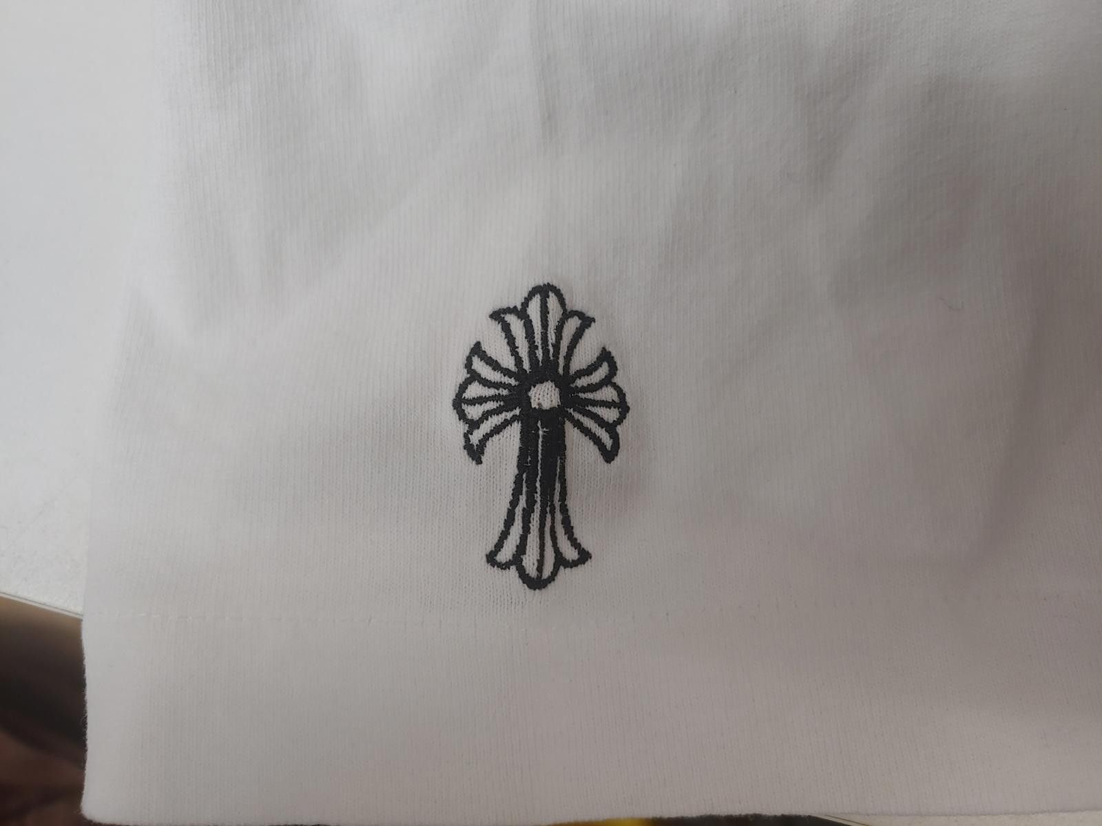 Chrome Hearts Embroidered Pocket Tee in White