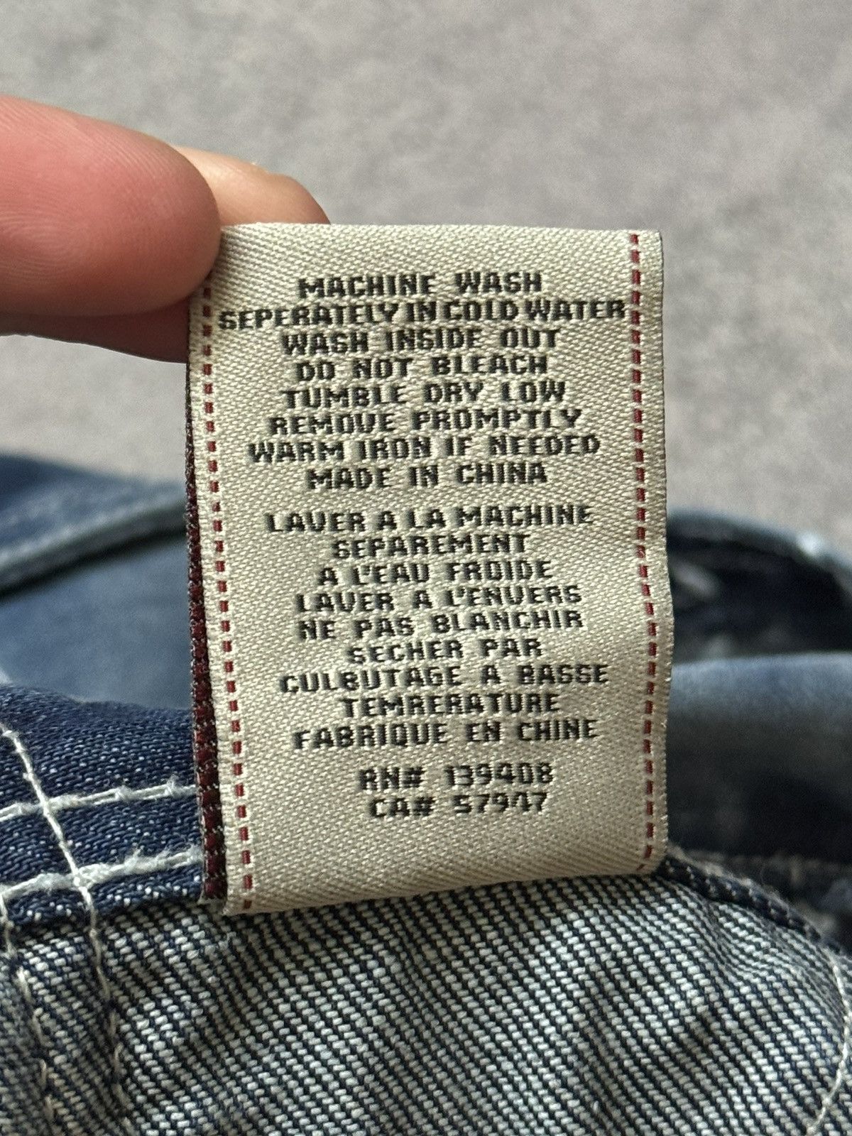 Japanese Brand JapRag By Okusama zaniki cargo denim pant trouser Jean Japan Size US 38 / EU 54 - 12 Thumbnail