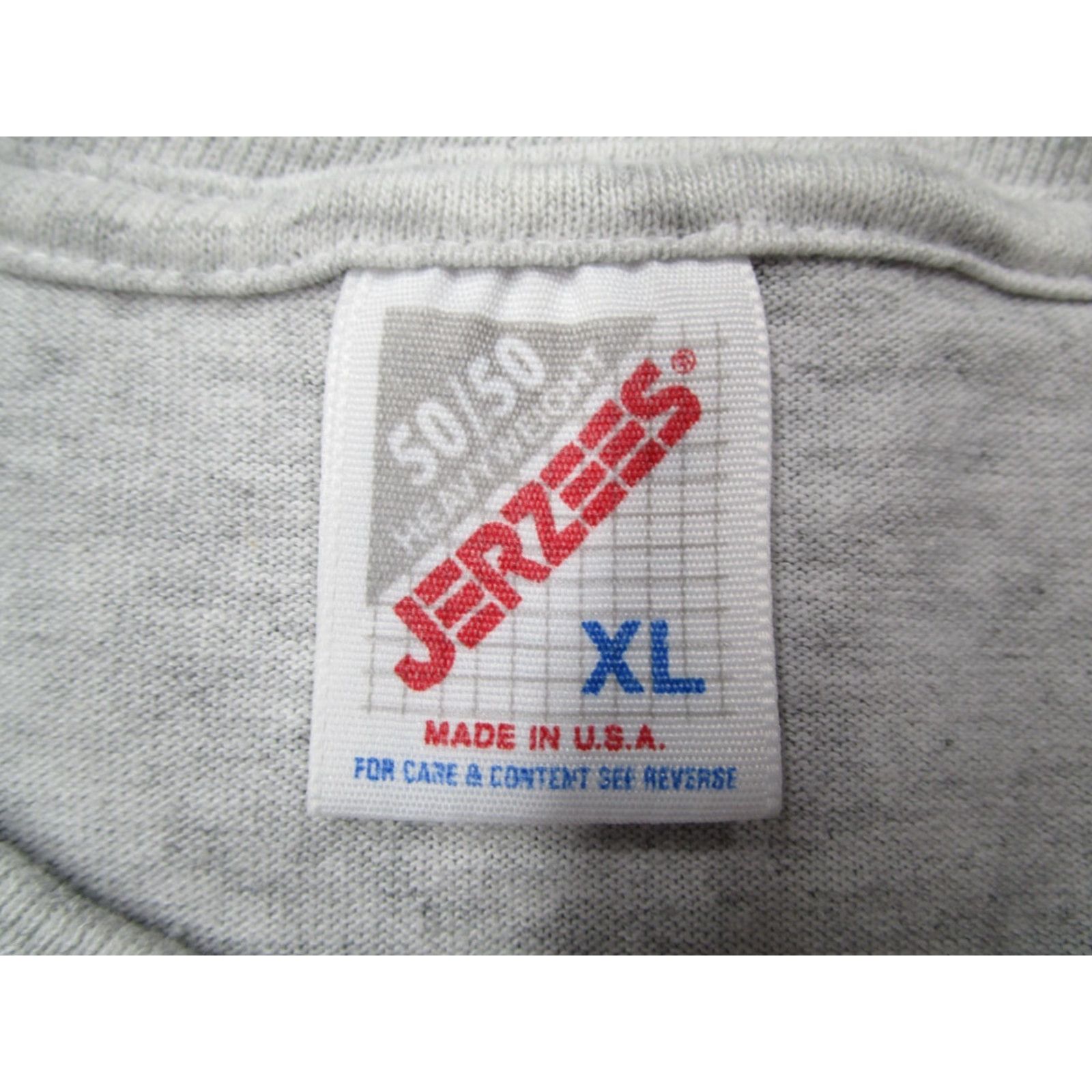 Jerzees Vintage Jerzees 1990s Roller Fest 1993 Men's XL Gray 50/50 Heavyweight Crew T-Shirt Graphic Double-Sided N/A Size US XL / EU 56 / 4 - 3 Thumbnail