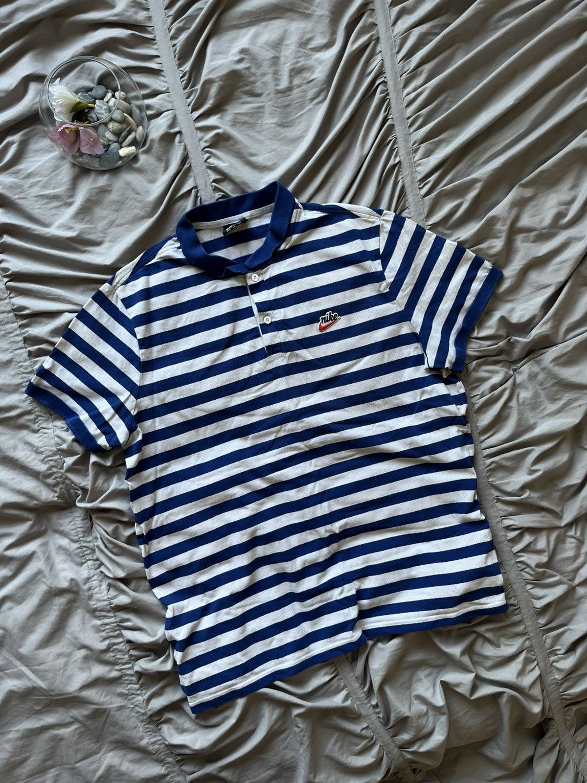 Nike Vintage Nike Polo Shirt Old Money / Tennis Core vibe 2000s Size US XXL / EU 58 / 5 - 1 Thumbnail