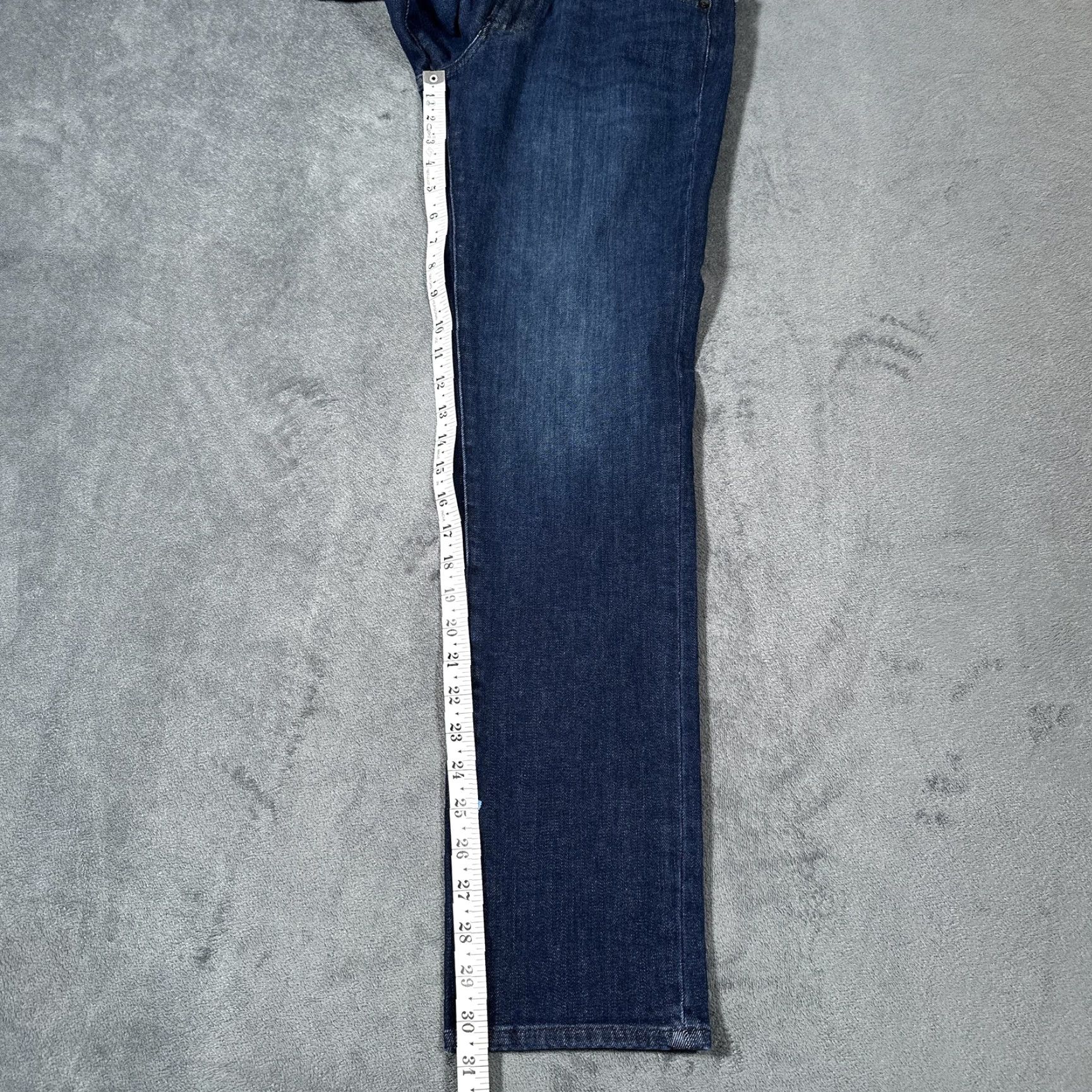 Bonobos Bonobos Jeans Mens 30x32 Blue Dark Wash Stretch Denim Straight Leg Pants Casual Size US 30 / EU 46 - 4 Thumbnail