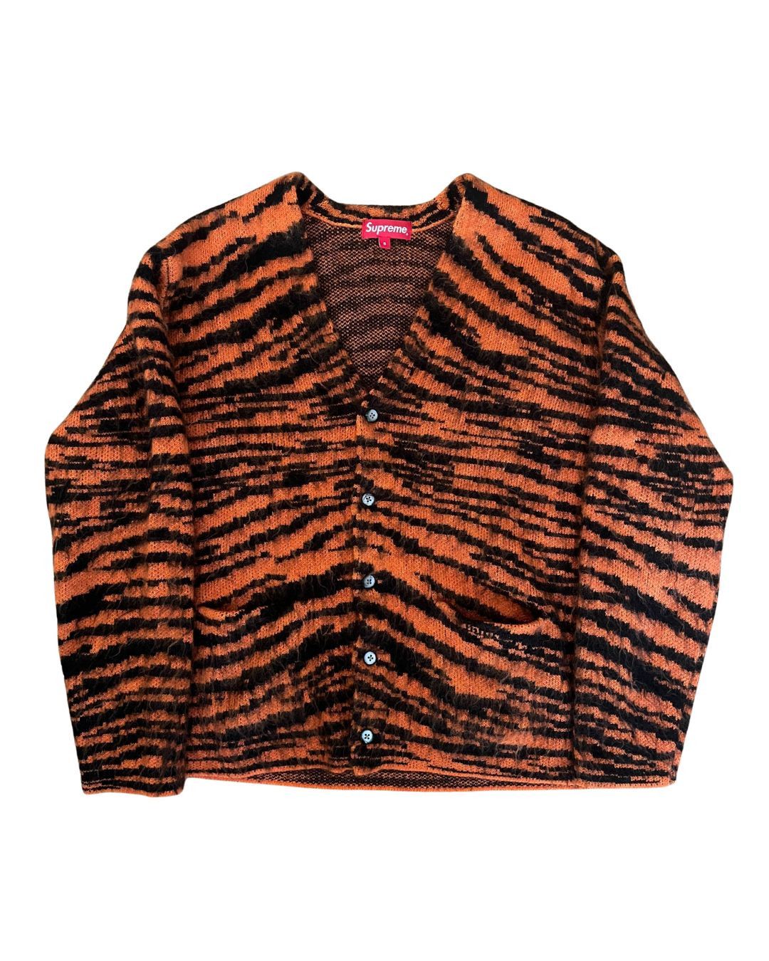 Junya Watanabe × Supreme Brushed camouflage mohair sweater | Grailed