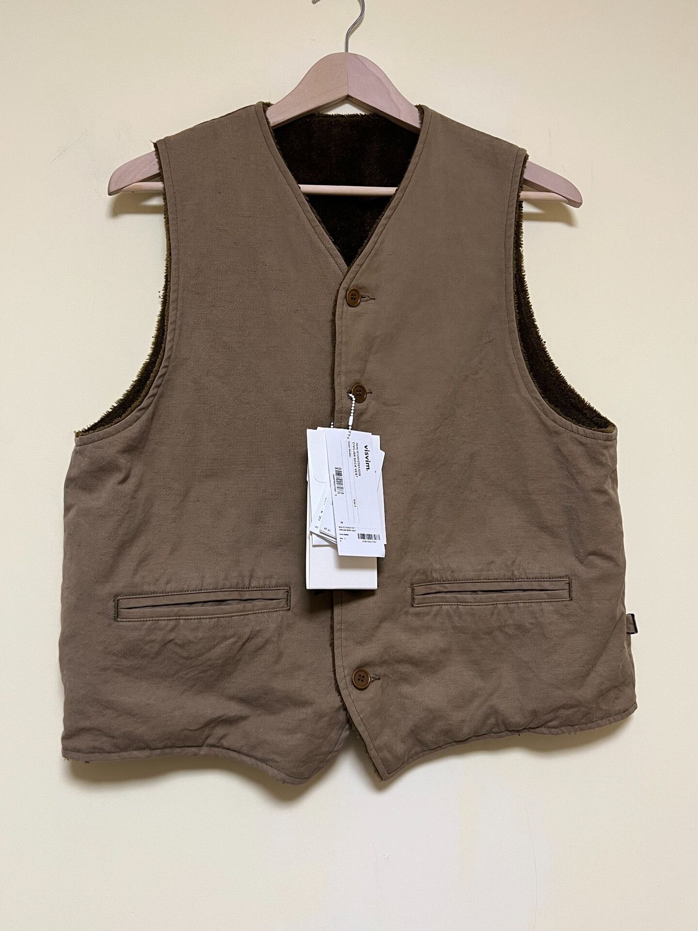 Visvim VISVIM Civilian Deck Vest in Khaki Size US M / EU 48-50 / 2 - 1 Thumbnail