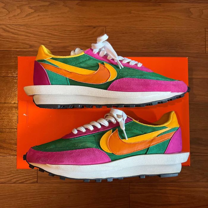 Nike NIKE x SACAI LD WAFFLE PINE GREEN US12 | Grailed