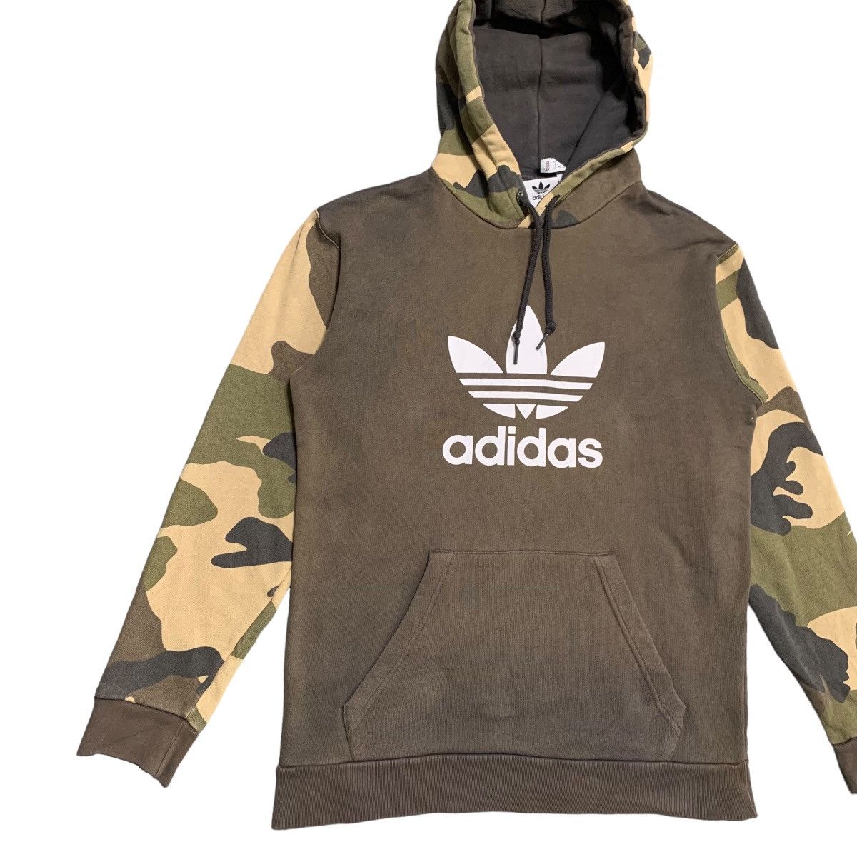 Adidas Adidas Big Logo Camo Hoodie Size US M / EU 48-50 / 2 - 2 Thumbnail