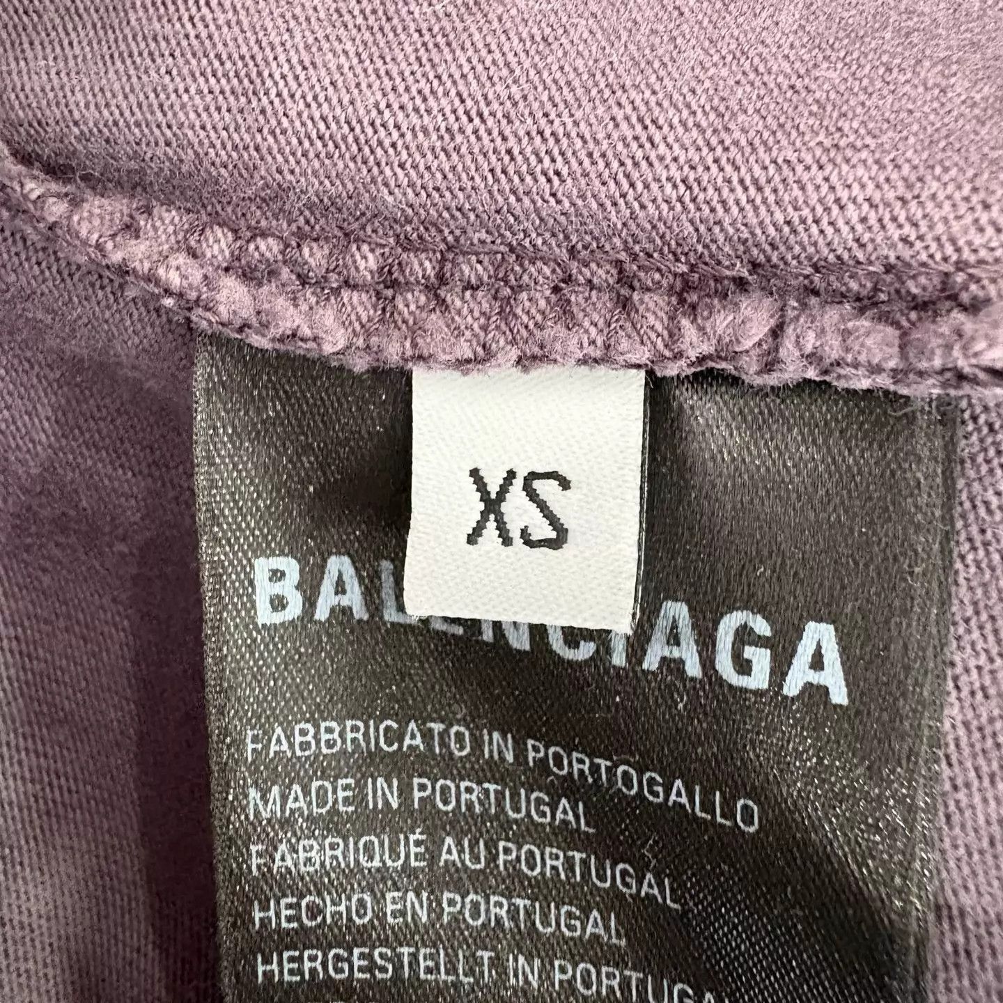 Balenciaga Balenciaga Haze Gray Gradient Embroidered Logo Men Reg Tee Size US XS / EU 42 / 0 - 5 Thumbnail