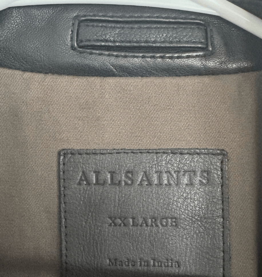 Allsaints Allsaints Callon Leather Jacket Size US XXL / EU 58 / 5 - 2 Thumbnail
