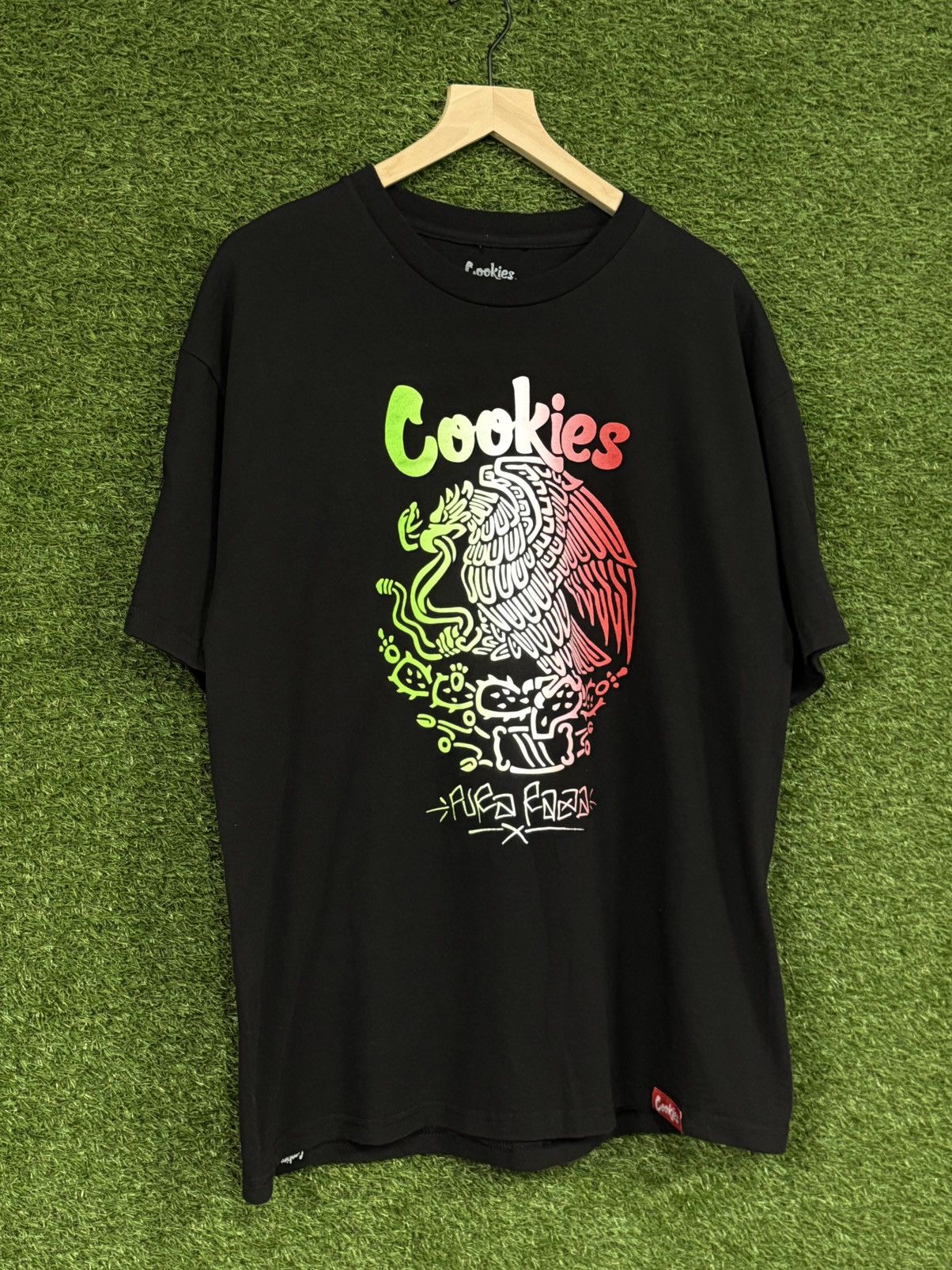 Cookies Cookies California 420 Mexico Flag Logo Tee Black XL Size US XL / EU 56 / 4 - 1 Thumbnail