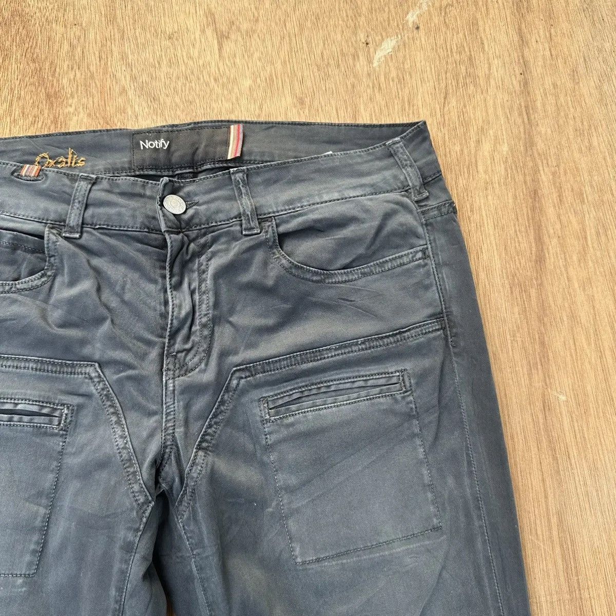 StraightFaded NOTIFY TROUSERS FADED VINTAGE DOUBLE KNEE FADED PANTS W32 Size US 32 / EU 48 - 4 Thumbnail