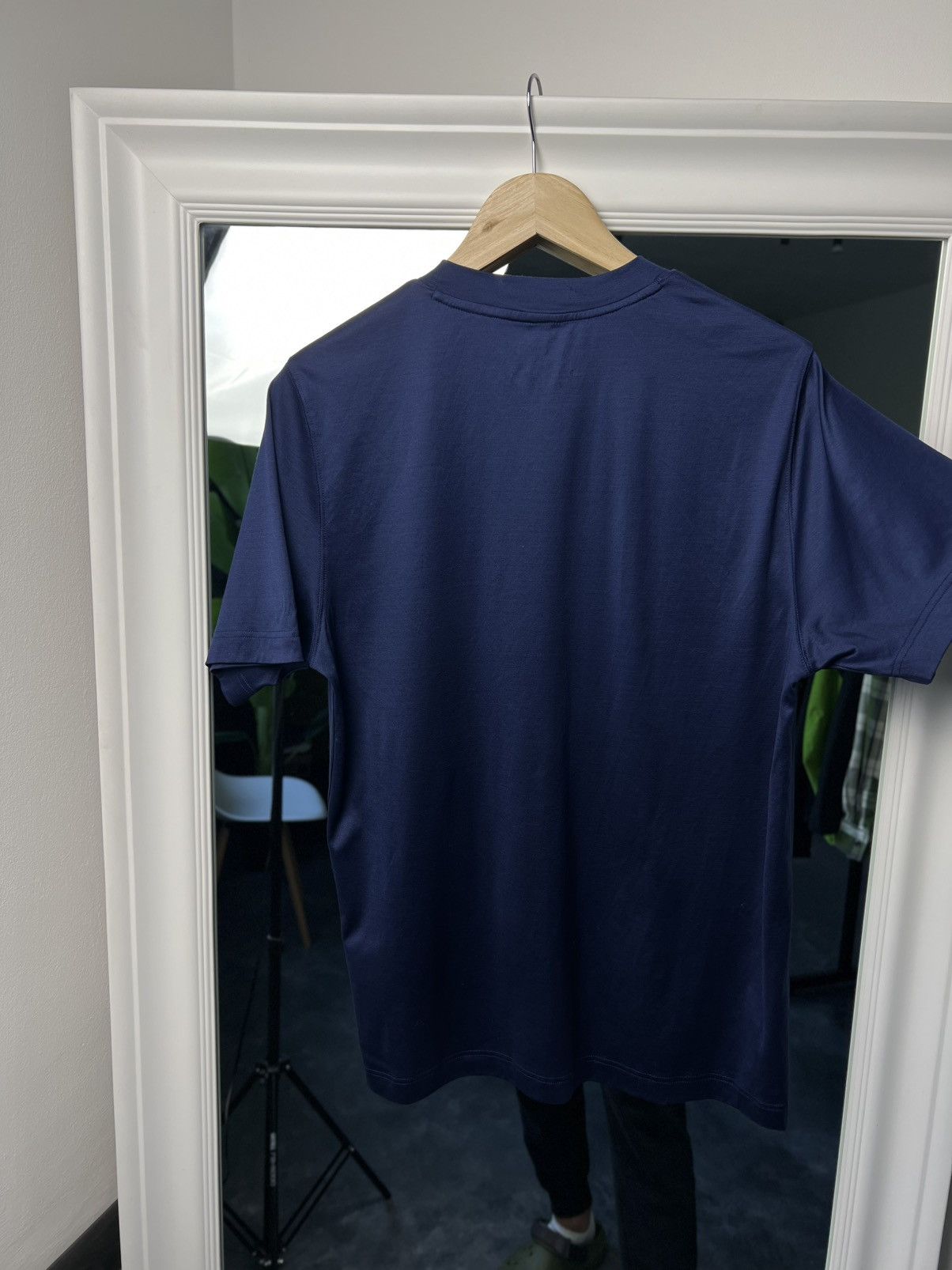 Designer × Eton Eton Slim Fit Navy T-Shirt M Filo di Scozia Cotton Size US M / EU 48-50 / 2 - 18 Thumbnail